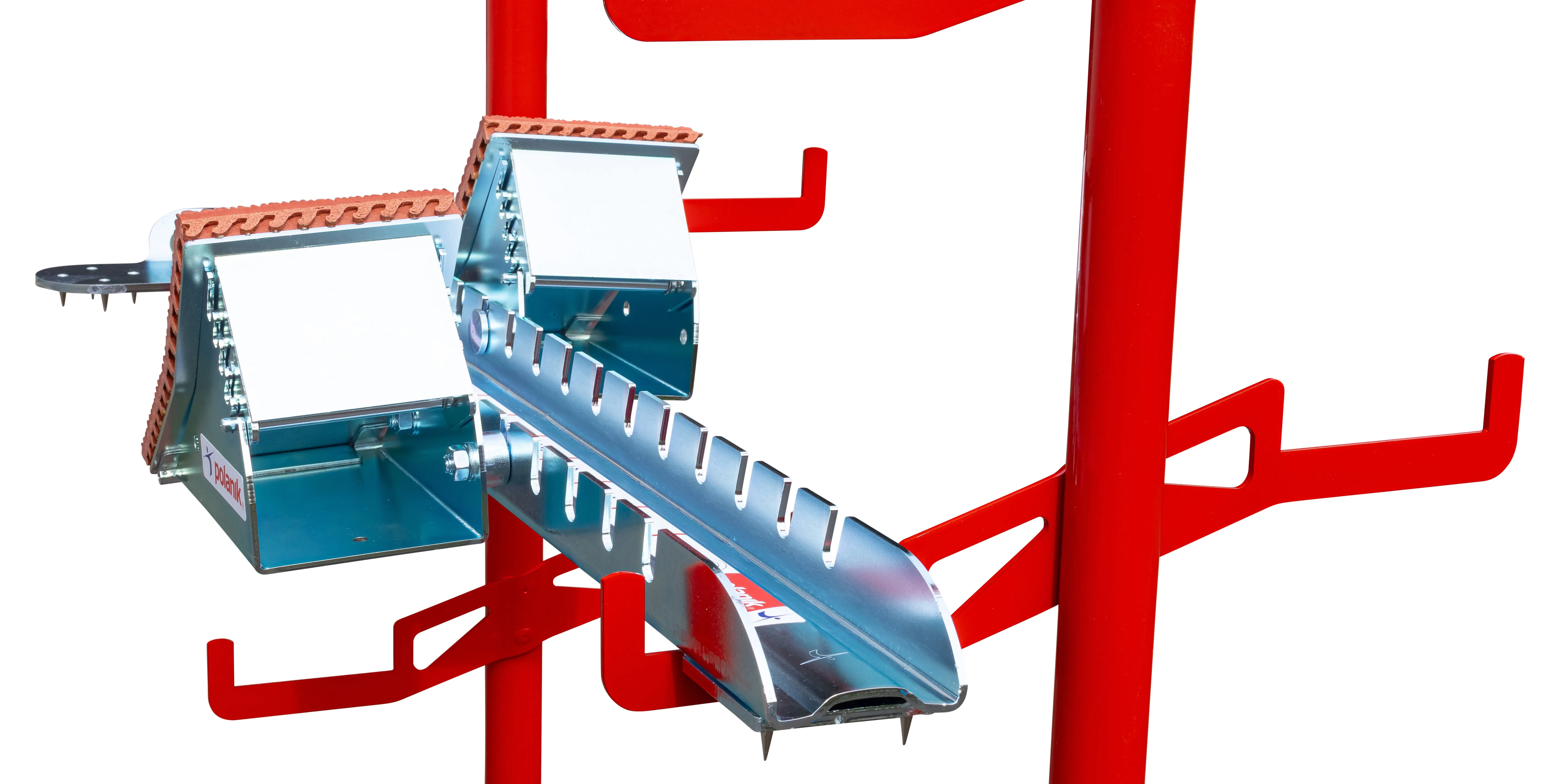 Polanik Starting Block Rack on Wheels for 10 Starting Blocks