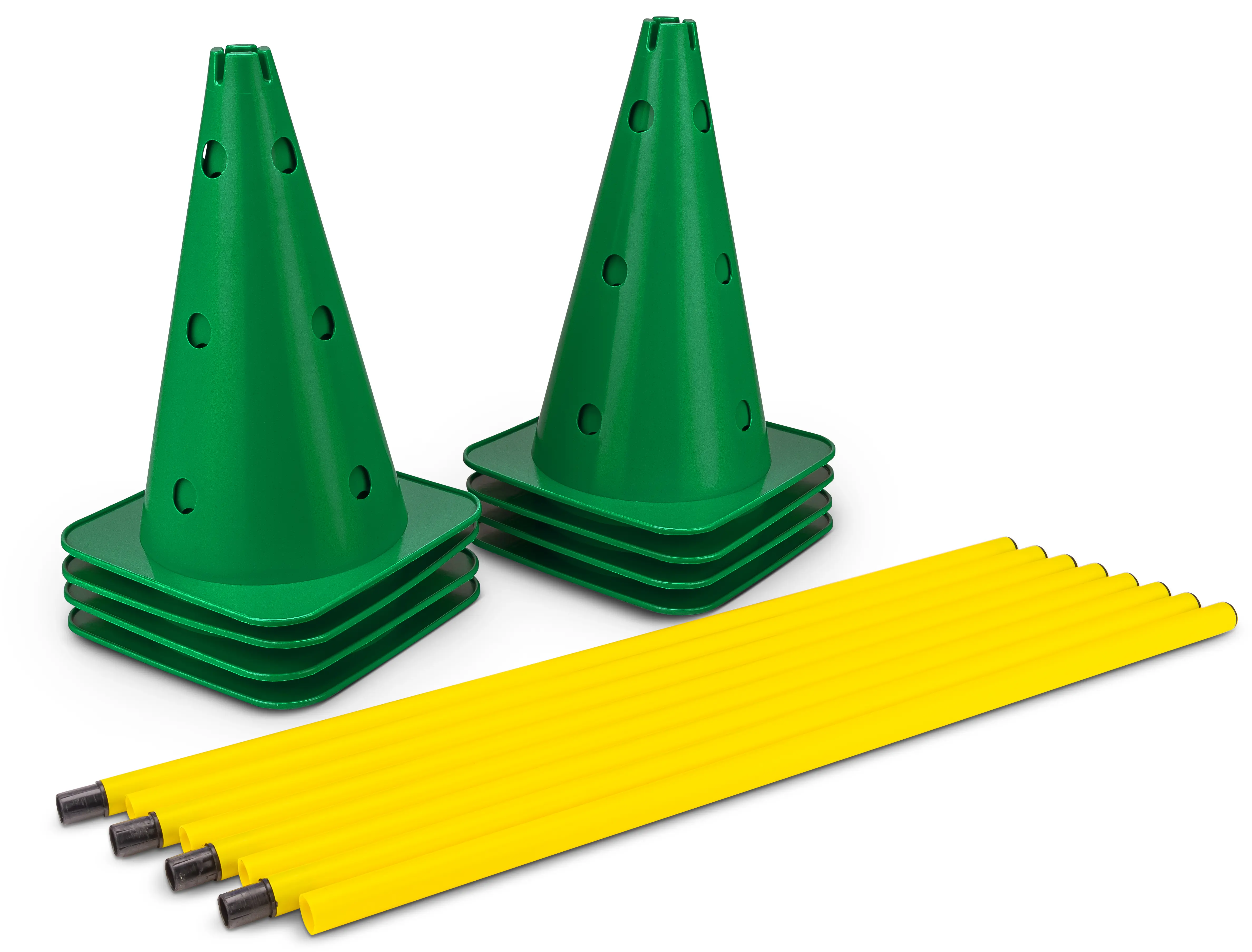 HAEST 38 cm plug-in hurdle set for agility training