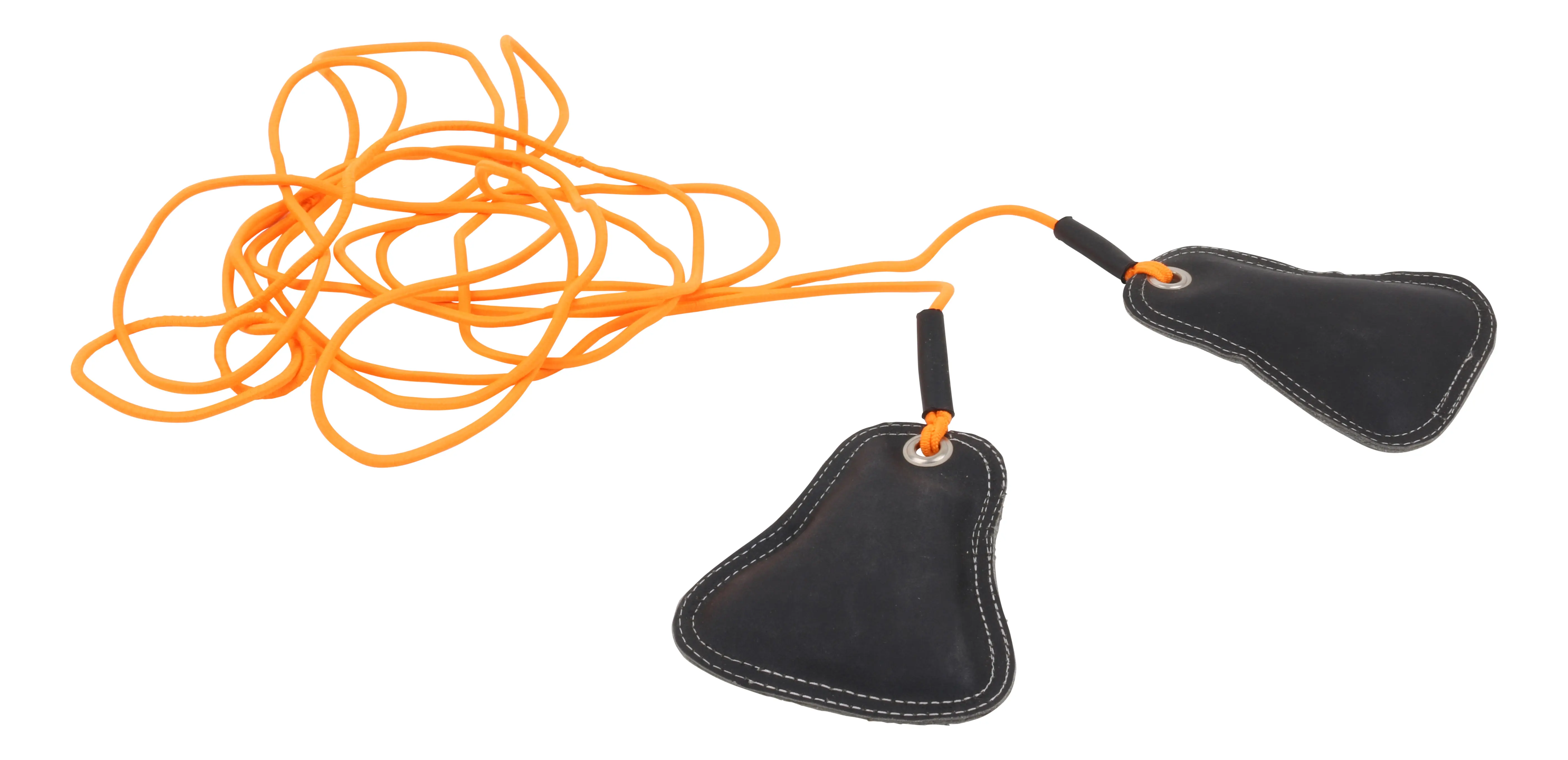 Elastic Crossbar Rope with Sandbags for High Jump
