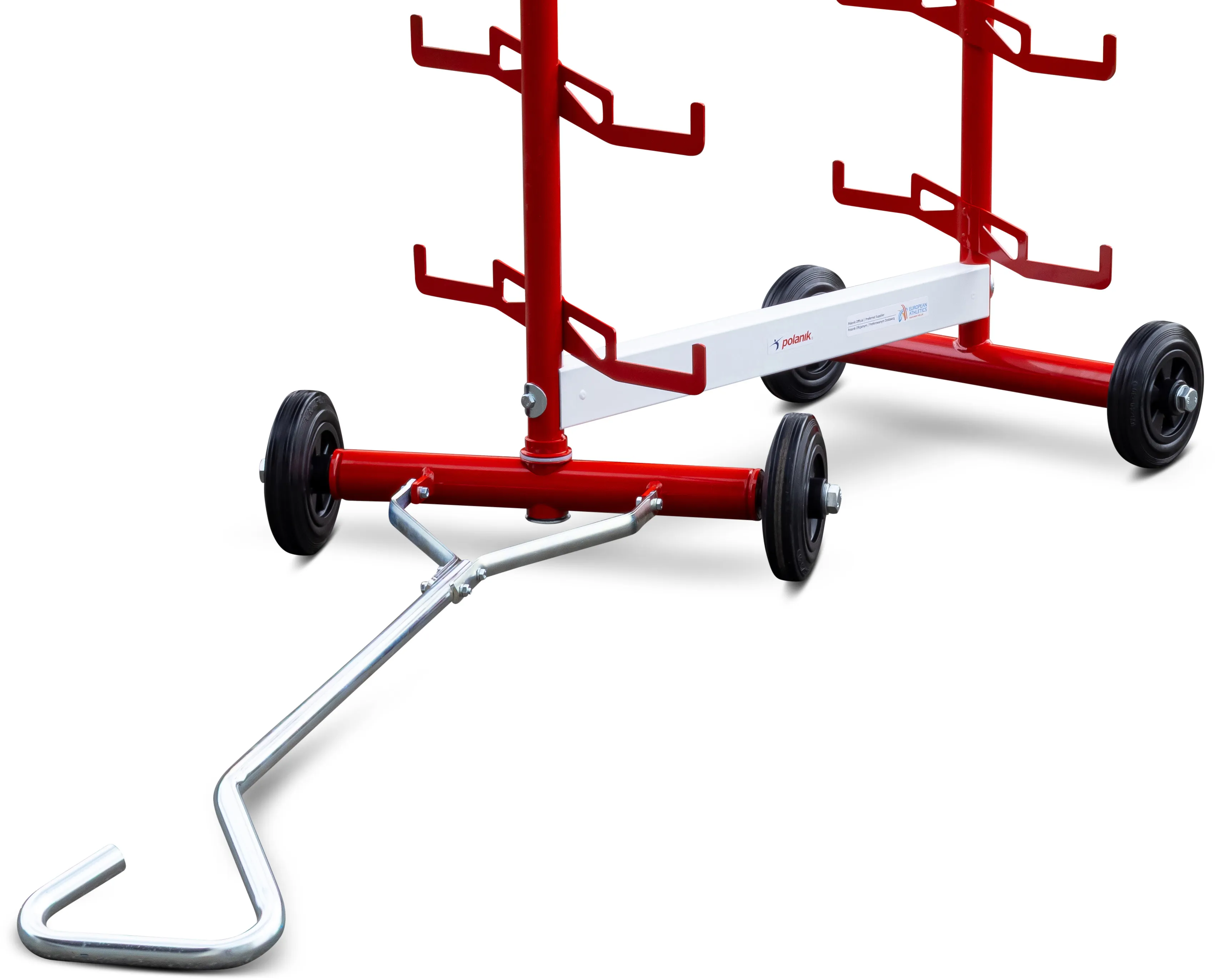 Polanik Starting Block Rack on Wheels for 10 Starting Blocks