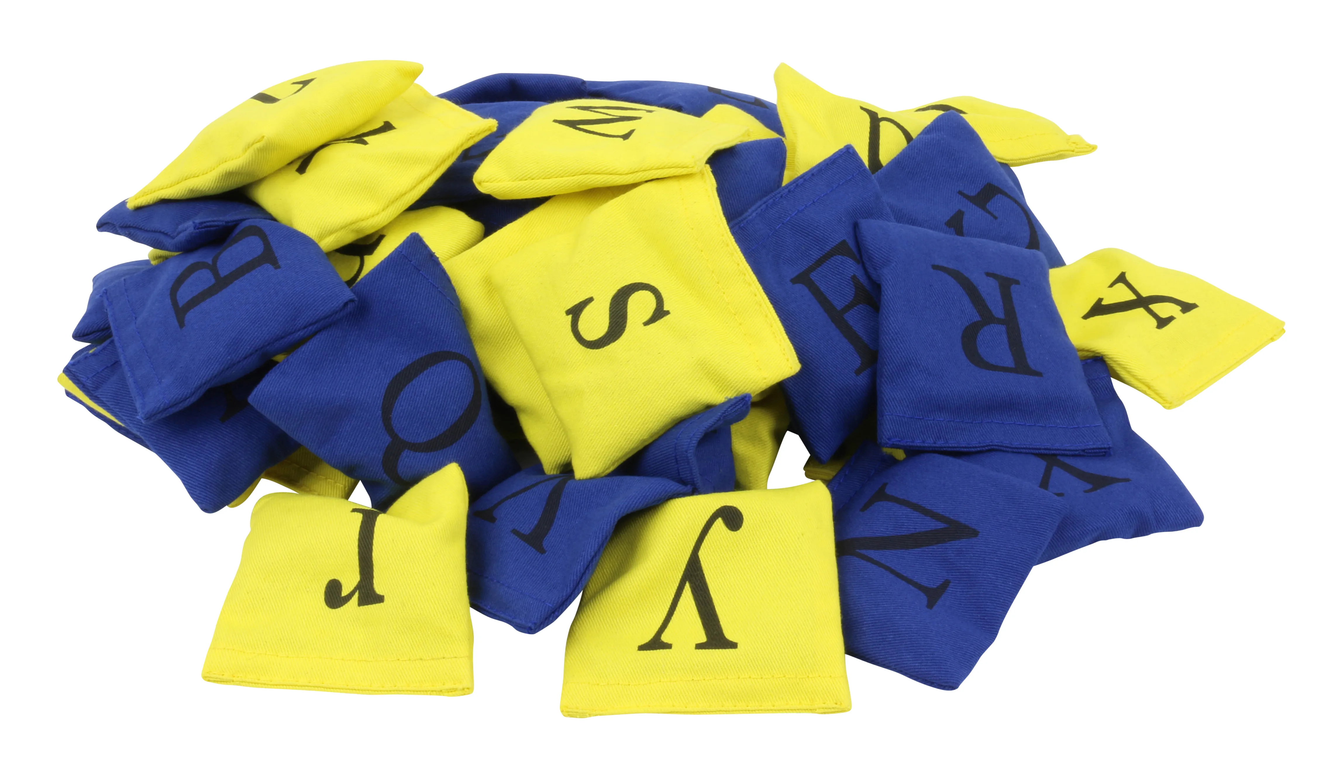 Two Sets of Alphabetised Bean Bags in a Bag