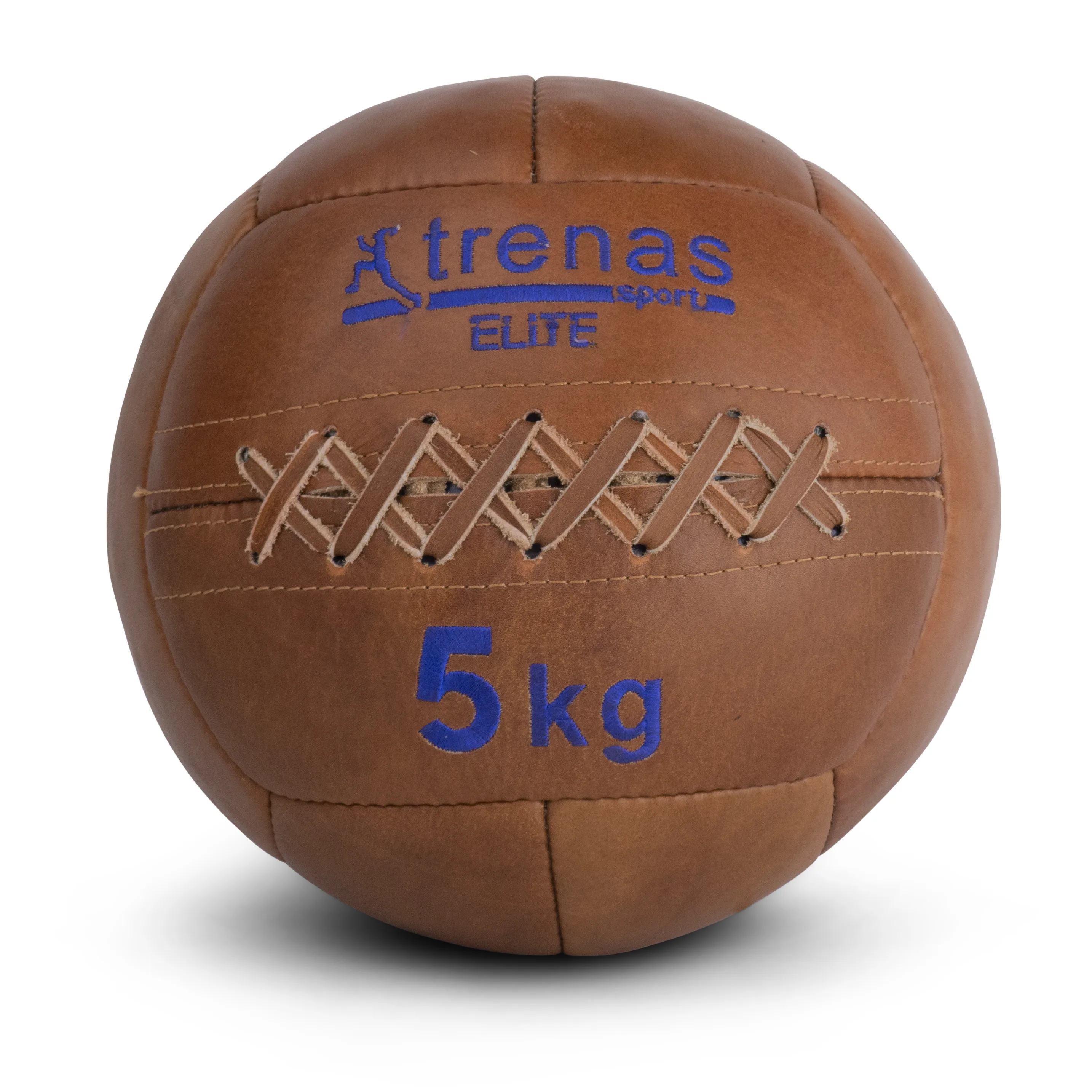 trenas Elite Leather Medicine Ball