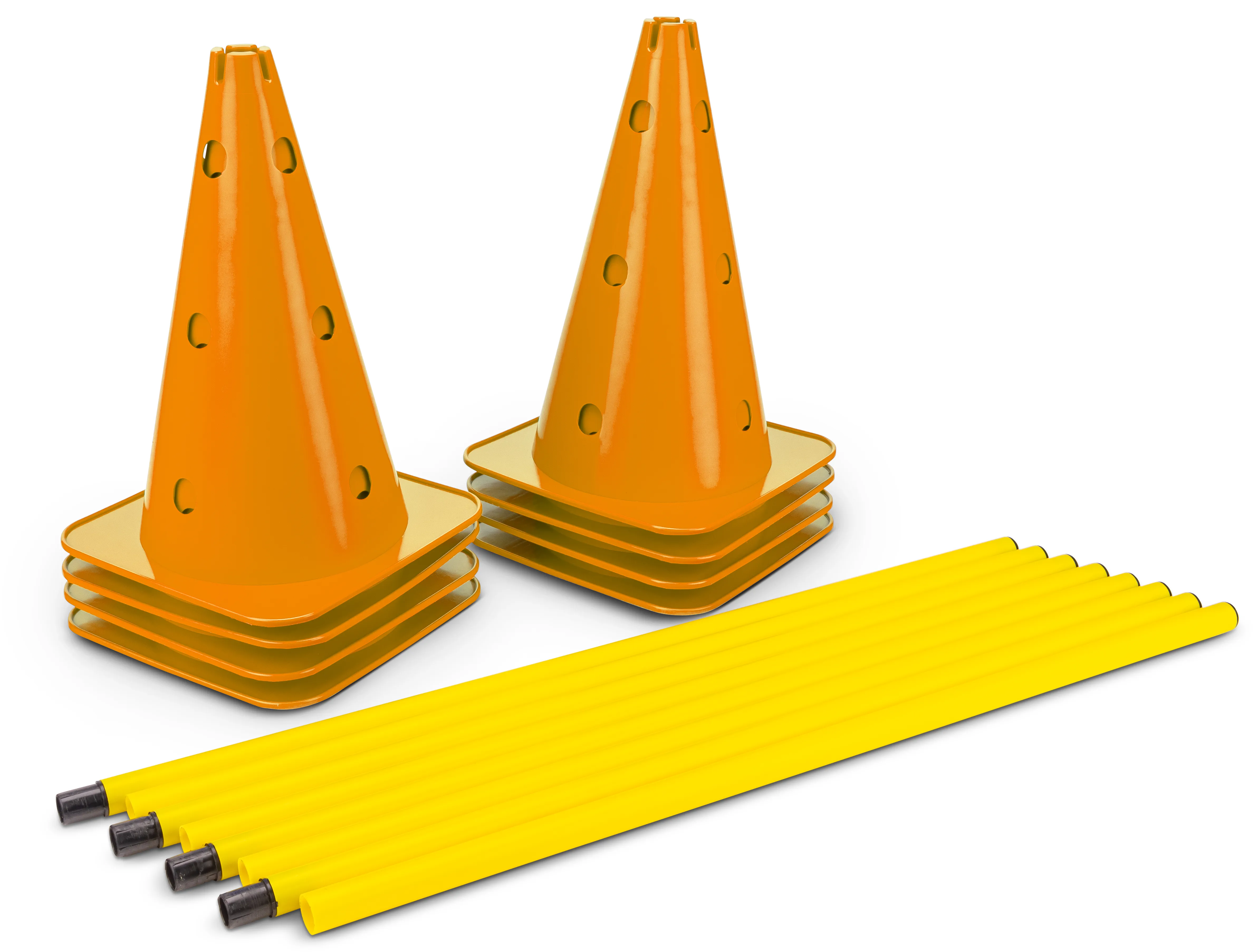 HAEST 38 cm plug-in hurdle set for agility training