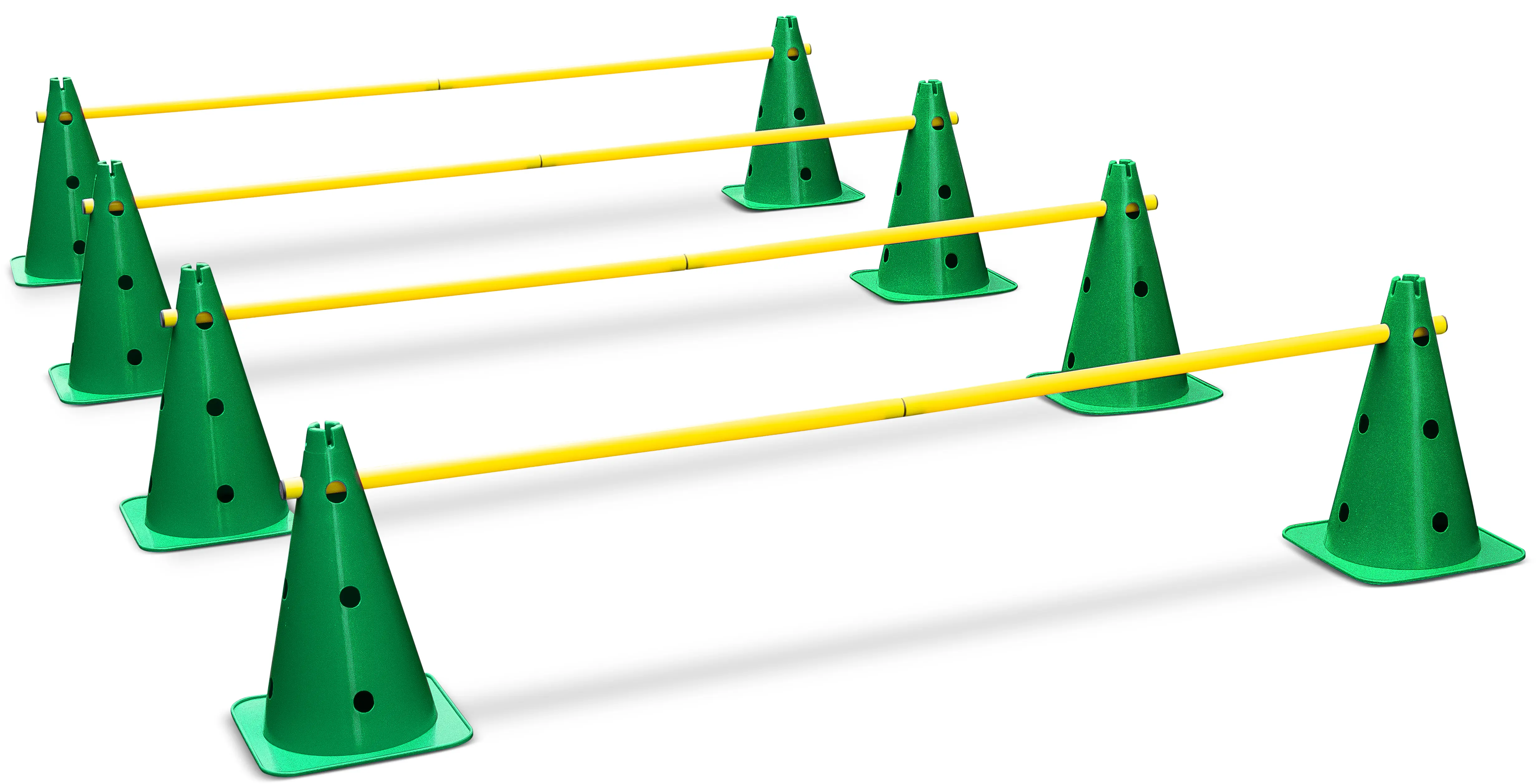 HAEST 38 cm plug-in hurdle set for agility training