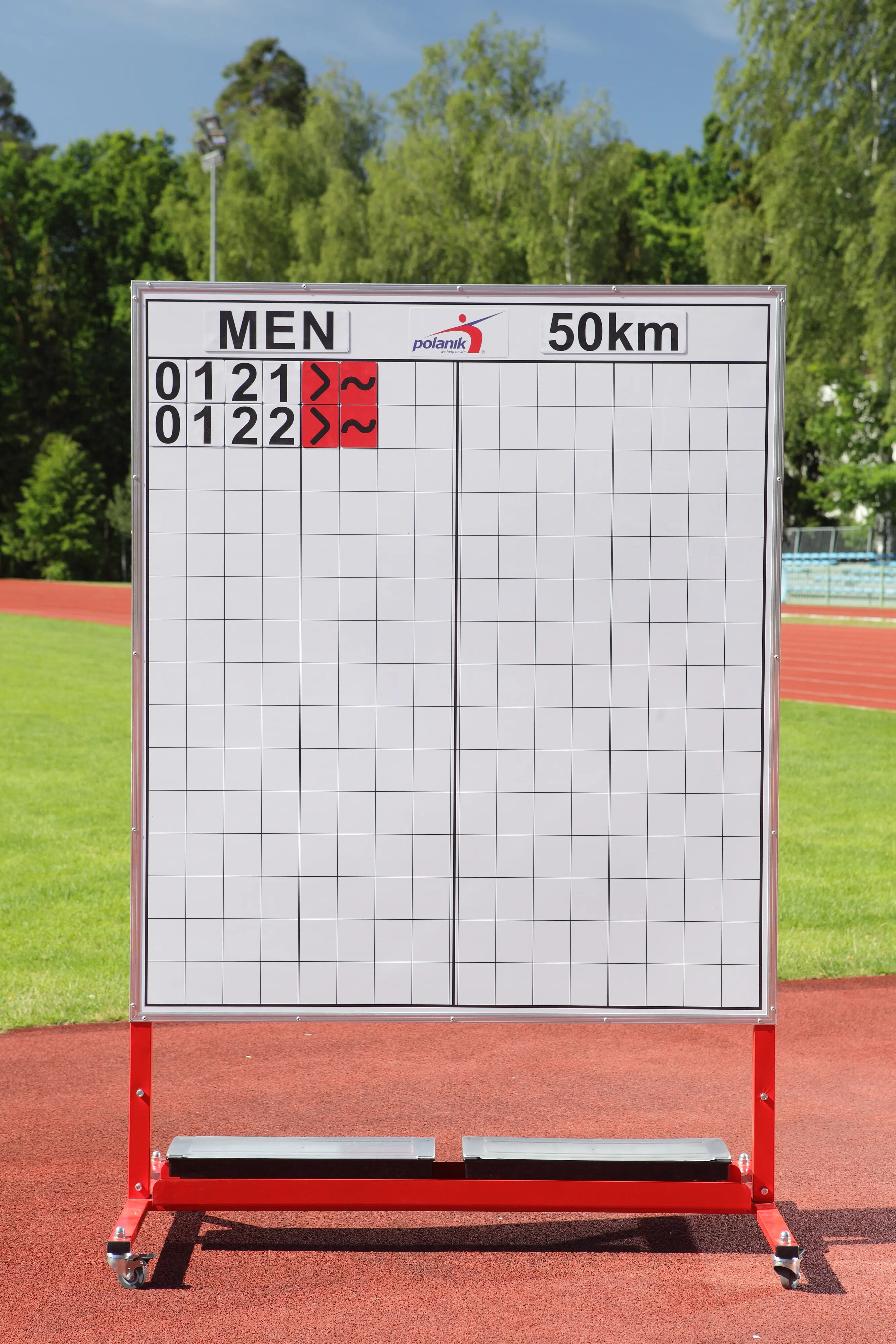 Polanik Race Walking Information Board