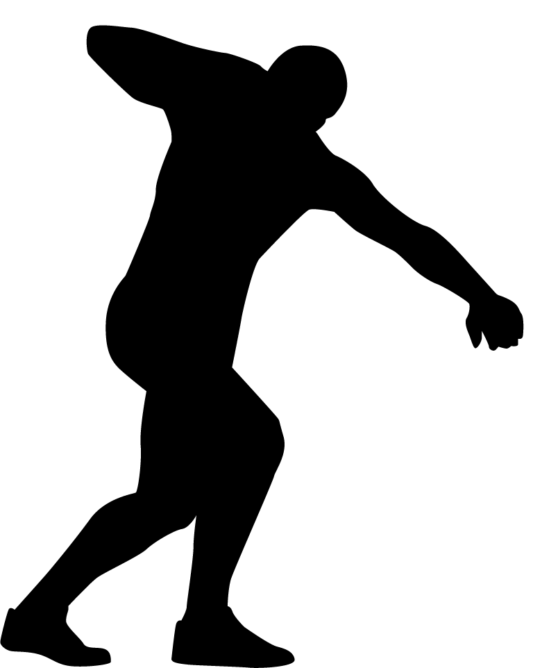 Icon of a person throwing a shot put