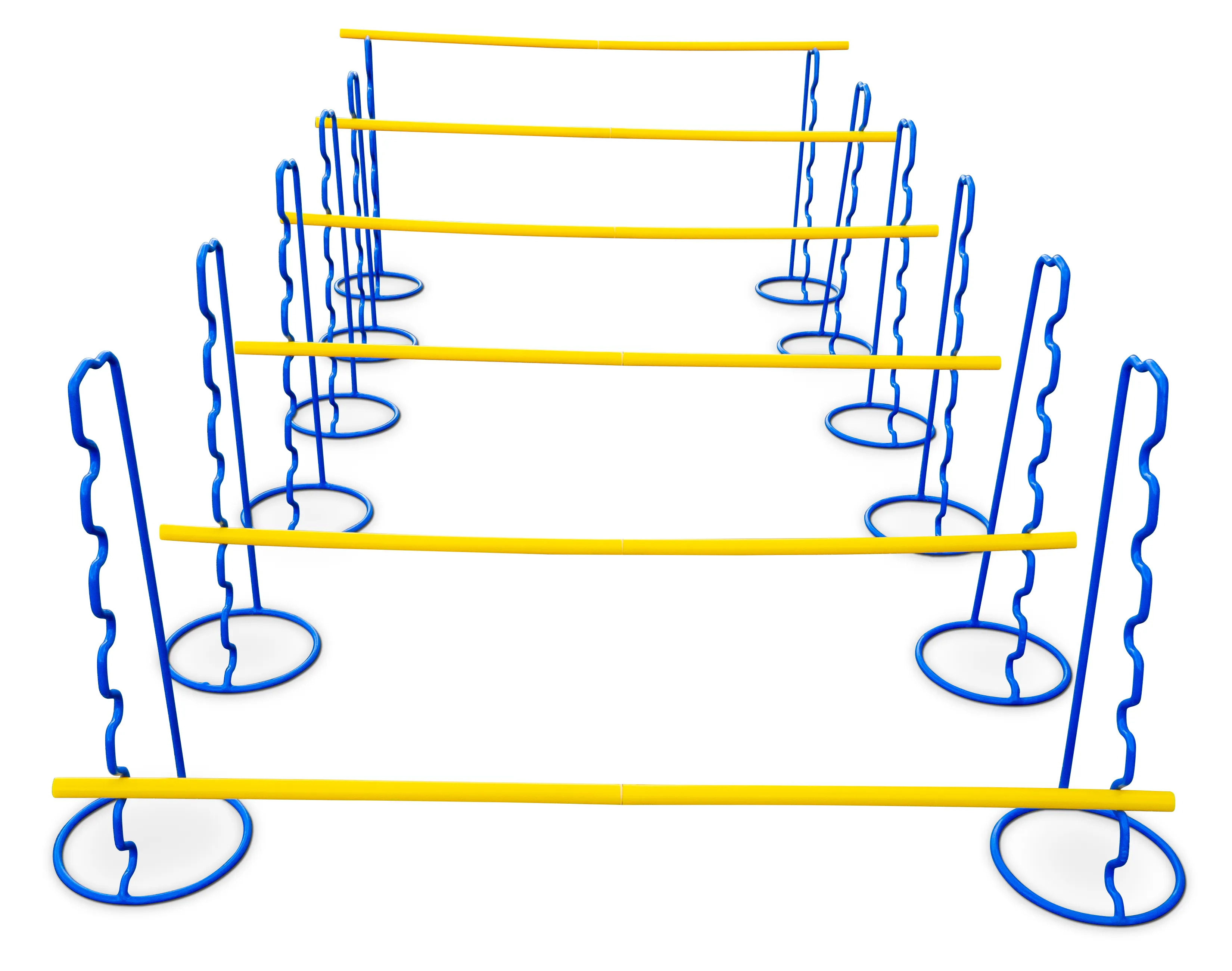Six Large Agility Hurdles