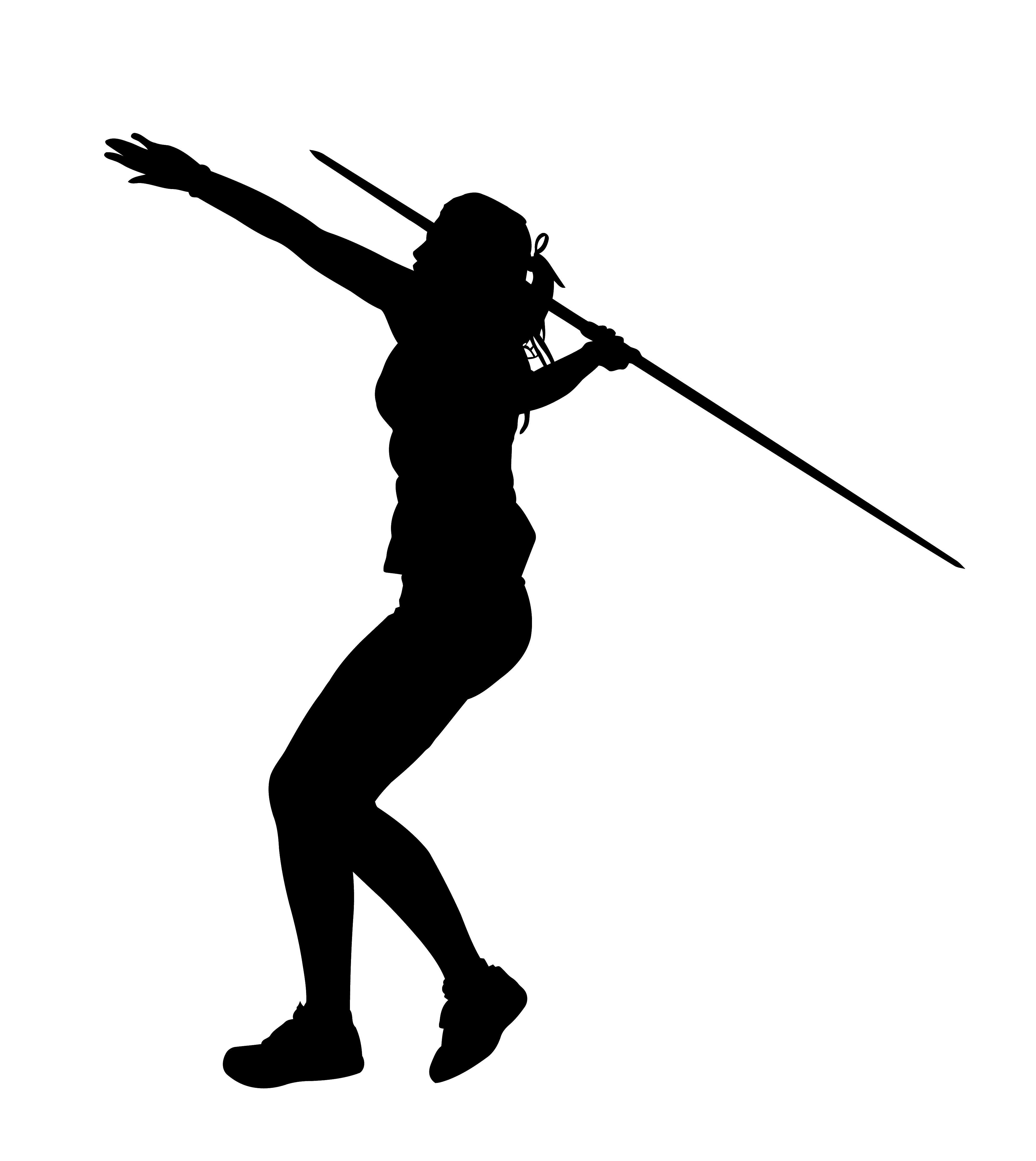 Icon javelin thrower