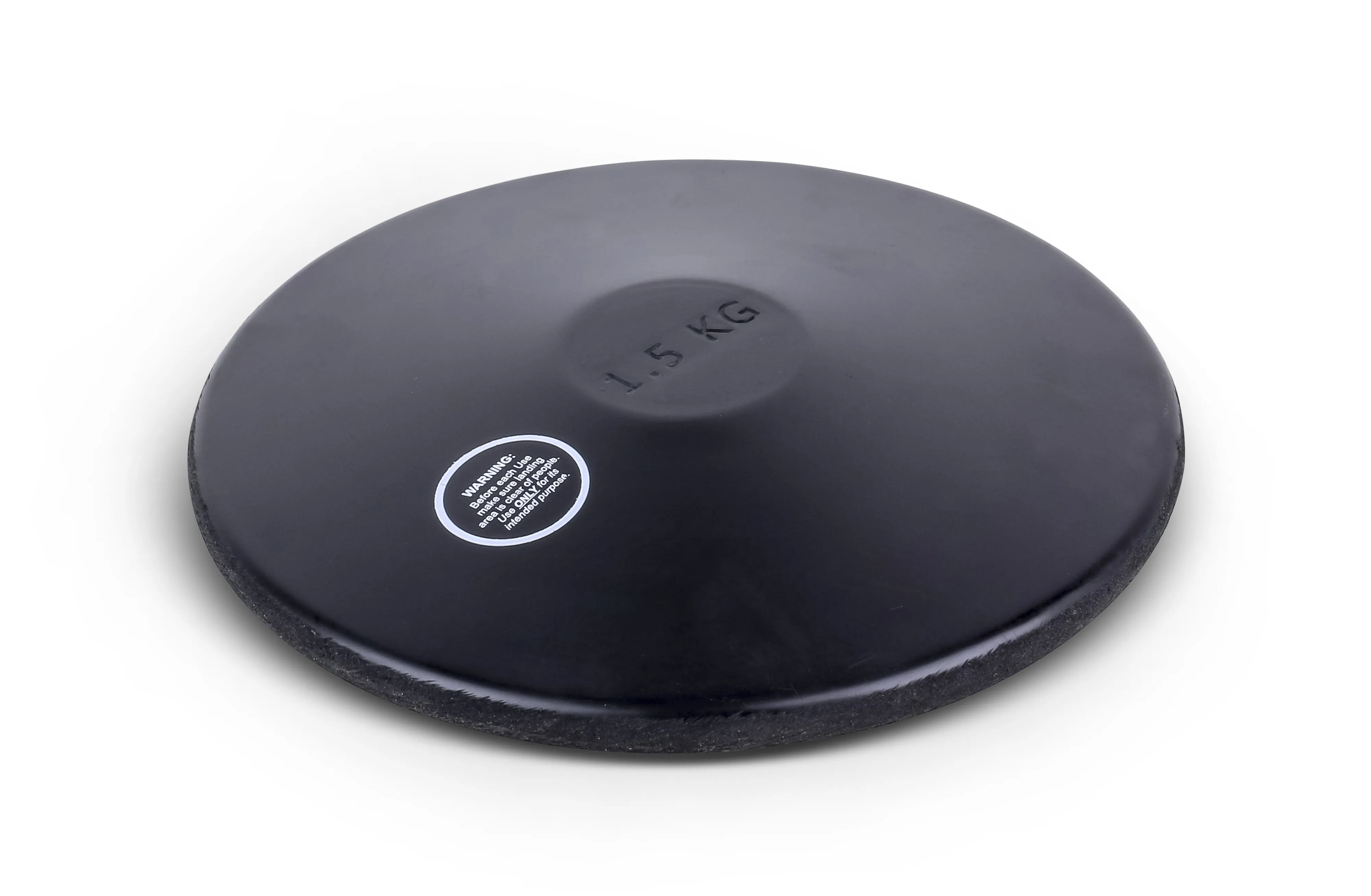 Black Rubber Training Discus