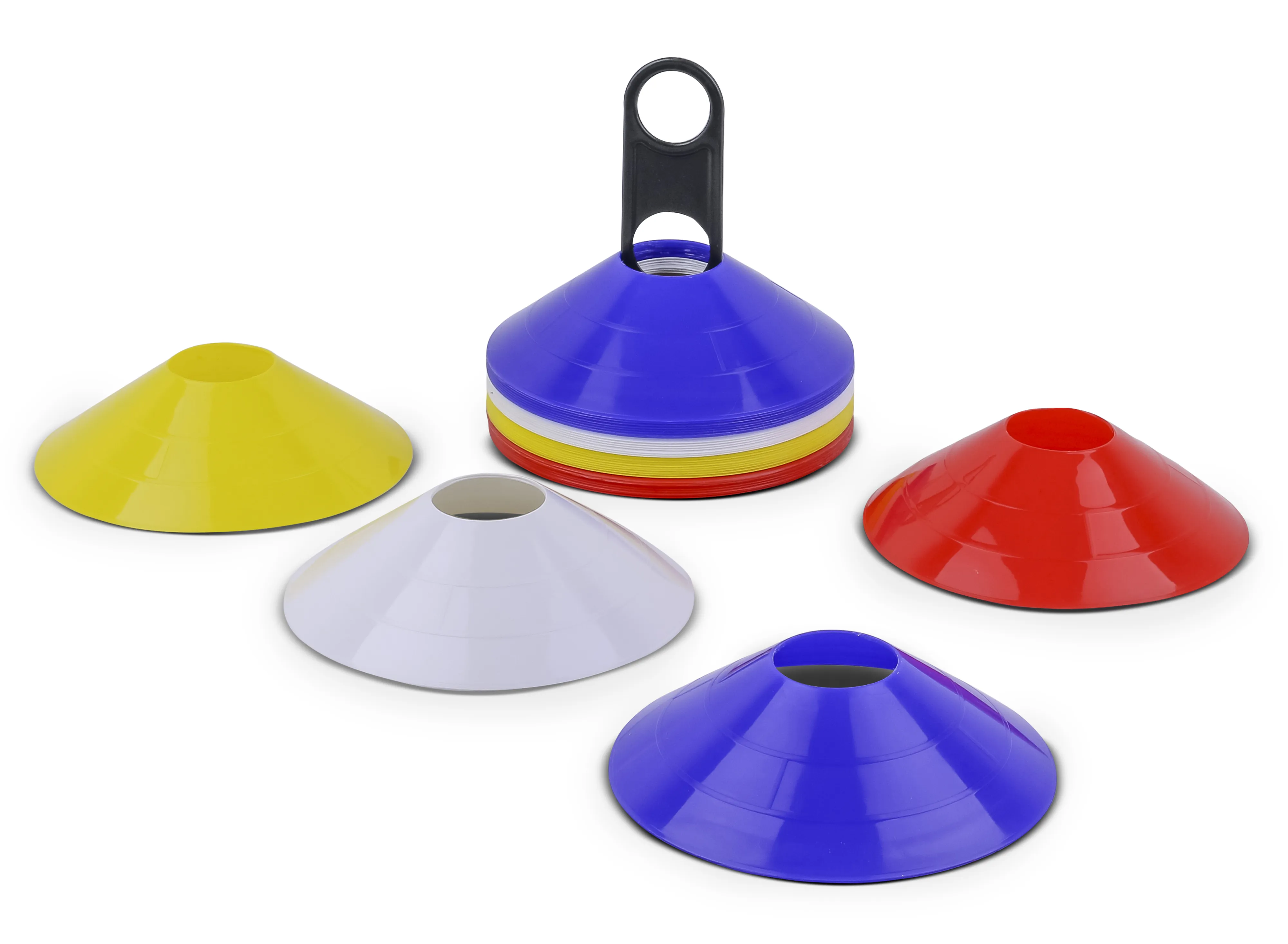 40 Flat Cones with Carrying Pole