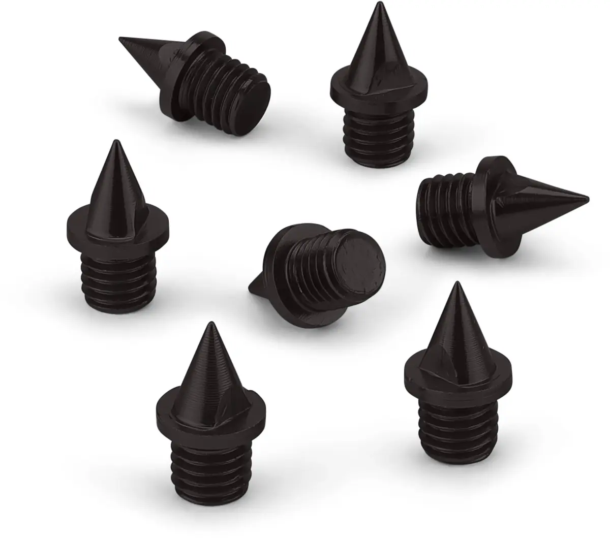 Aluminum spikes - pyramid - 6 mm 