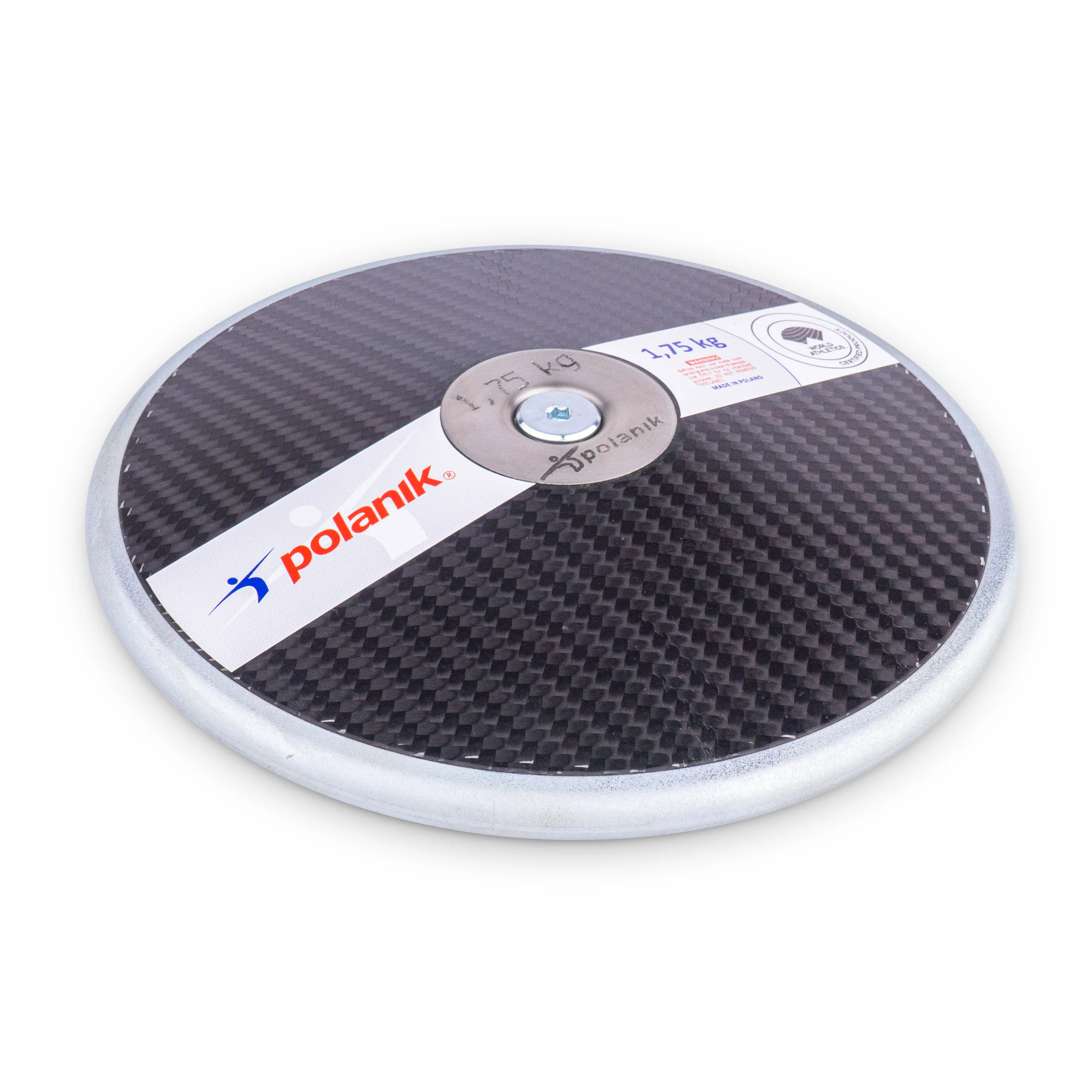 Polanik CCD20 Carbon Competition Discus with Center Plates
