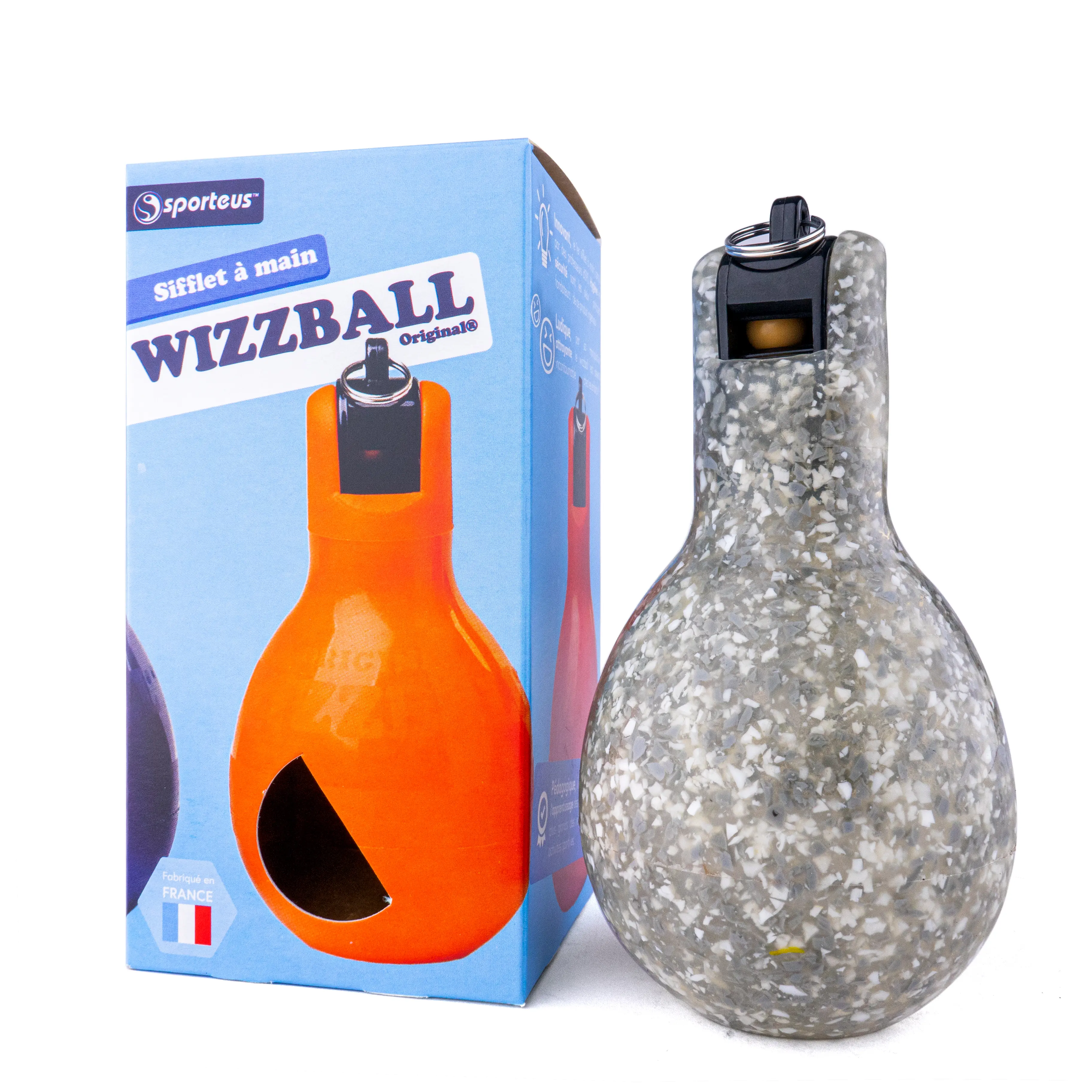 Wizzball Hygienic Squeezy Whistle - Granular Aesthetics Edition