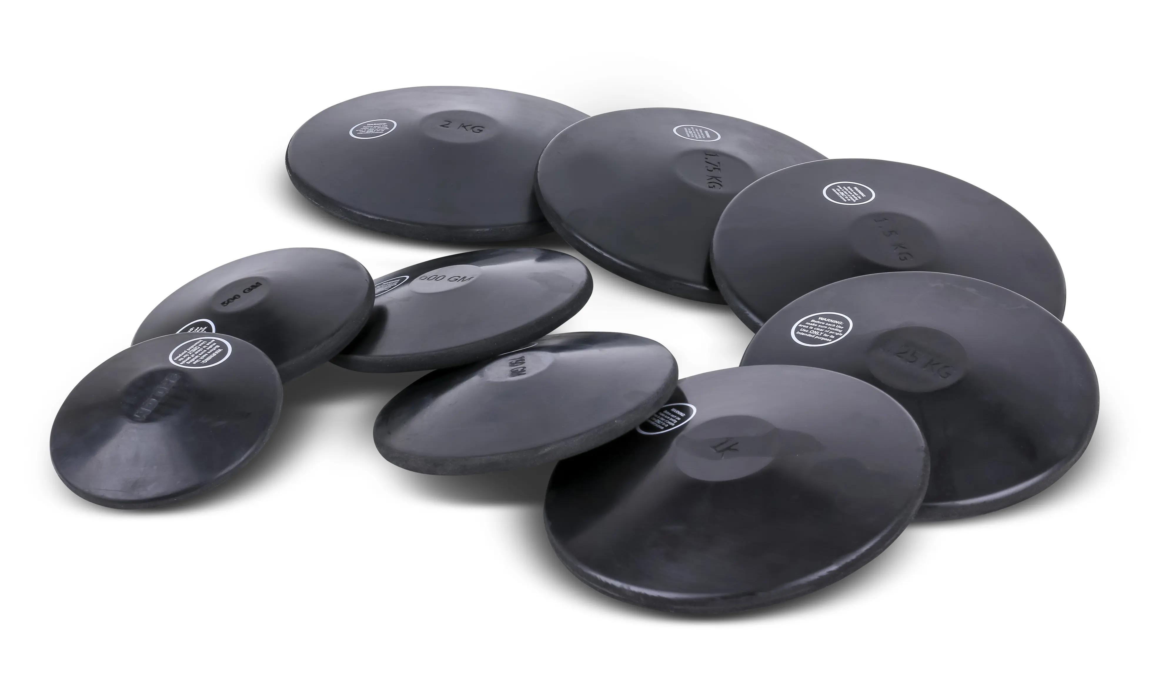 Black Rubber Training Discus