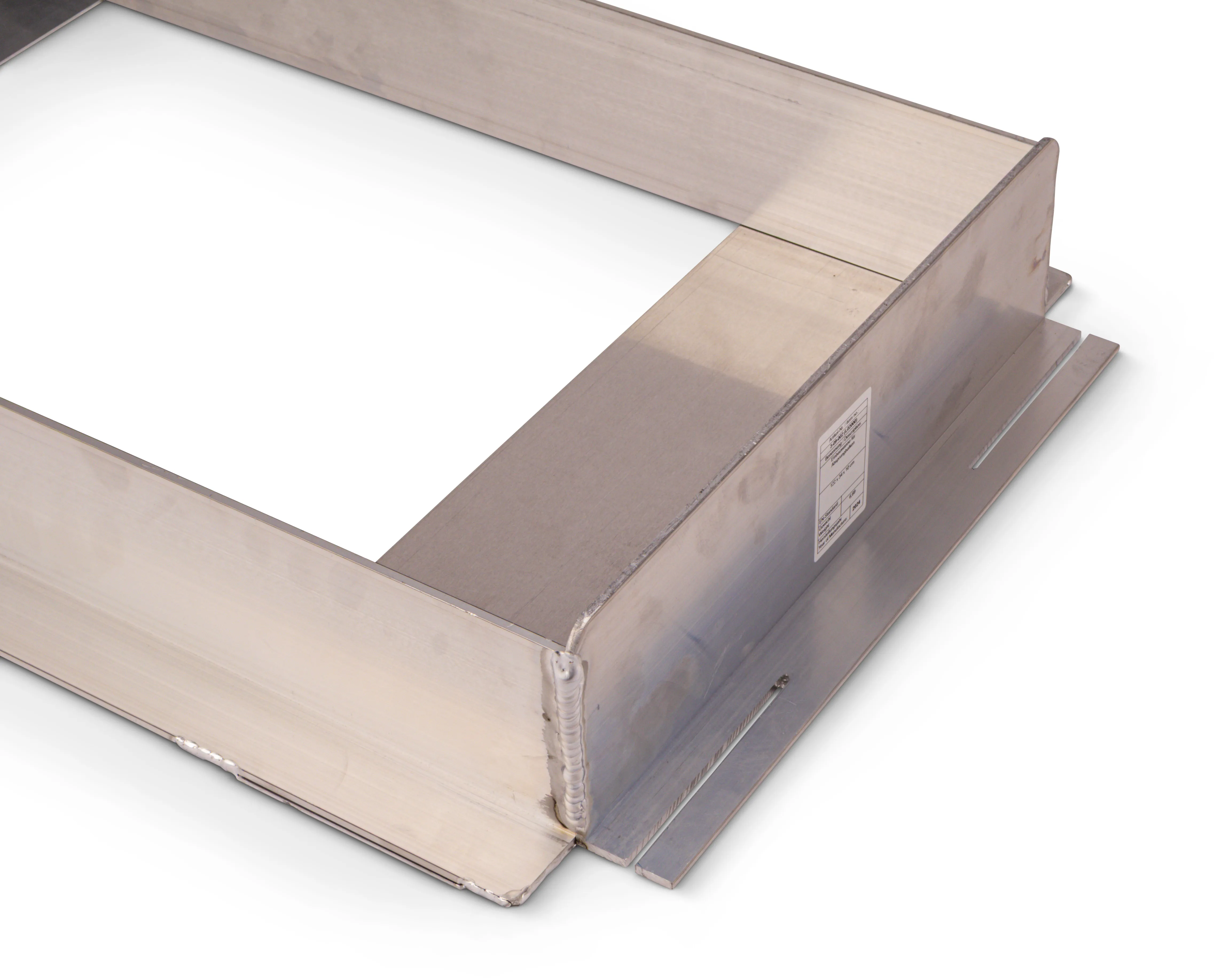 Mounting frame for take-off board – 122 × 34 × 10 cm