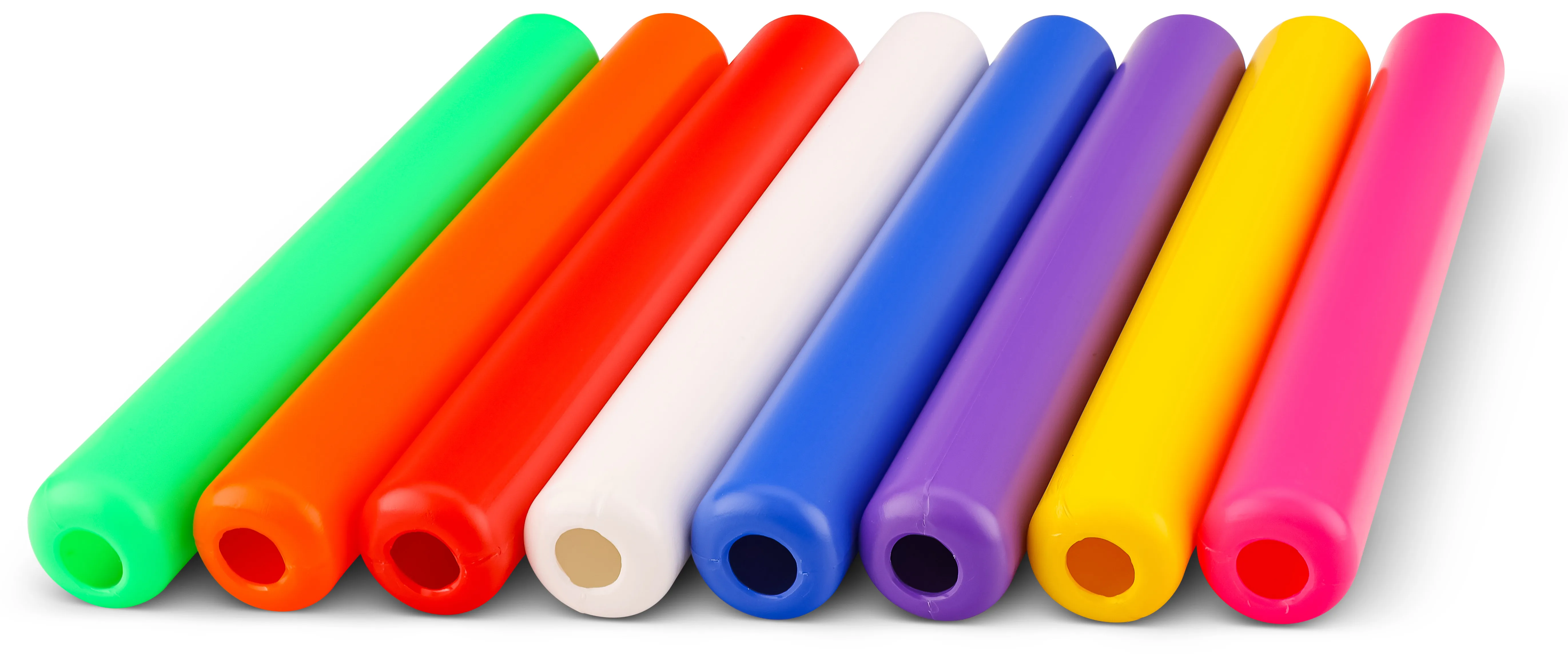 Vinex Senior Plastic Relay Batons - Set of 8