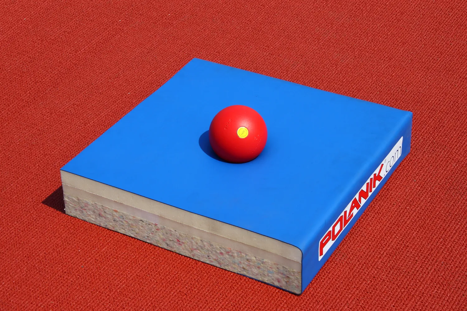 Polanik Indoor Shot Put Mat with Memory Foam