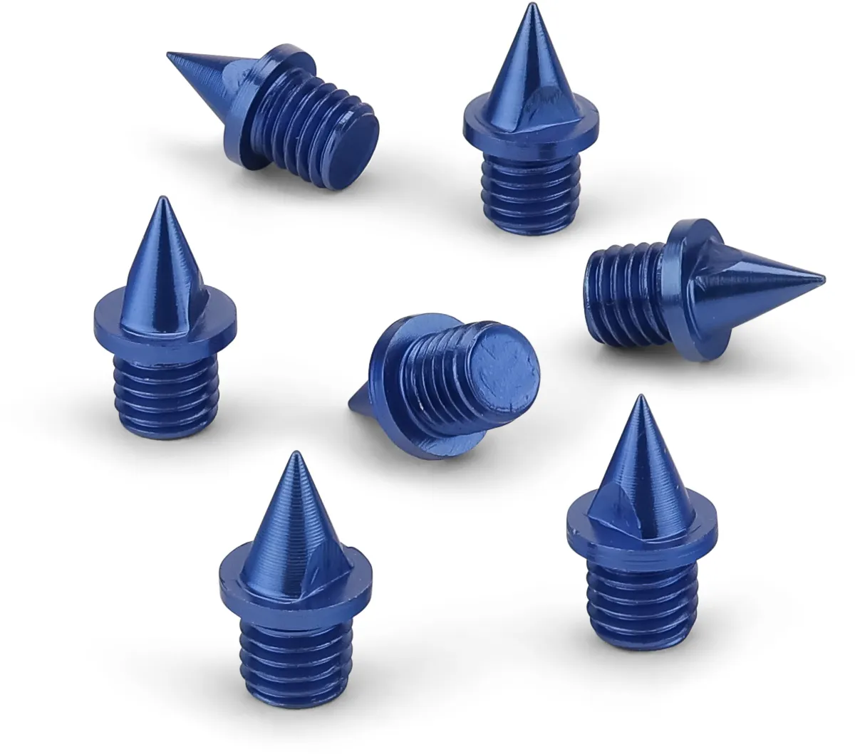 Aluminum spikes - pyramid - 6 mm 
