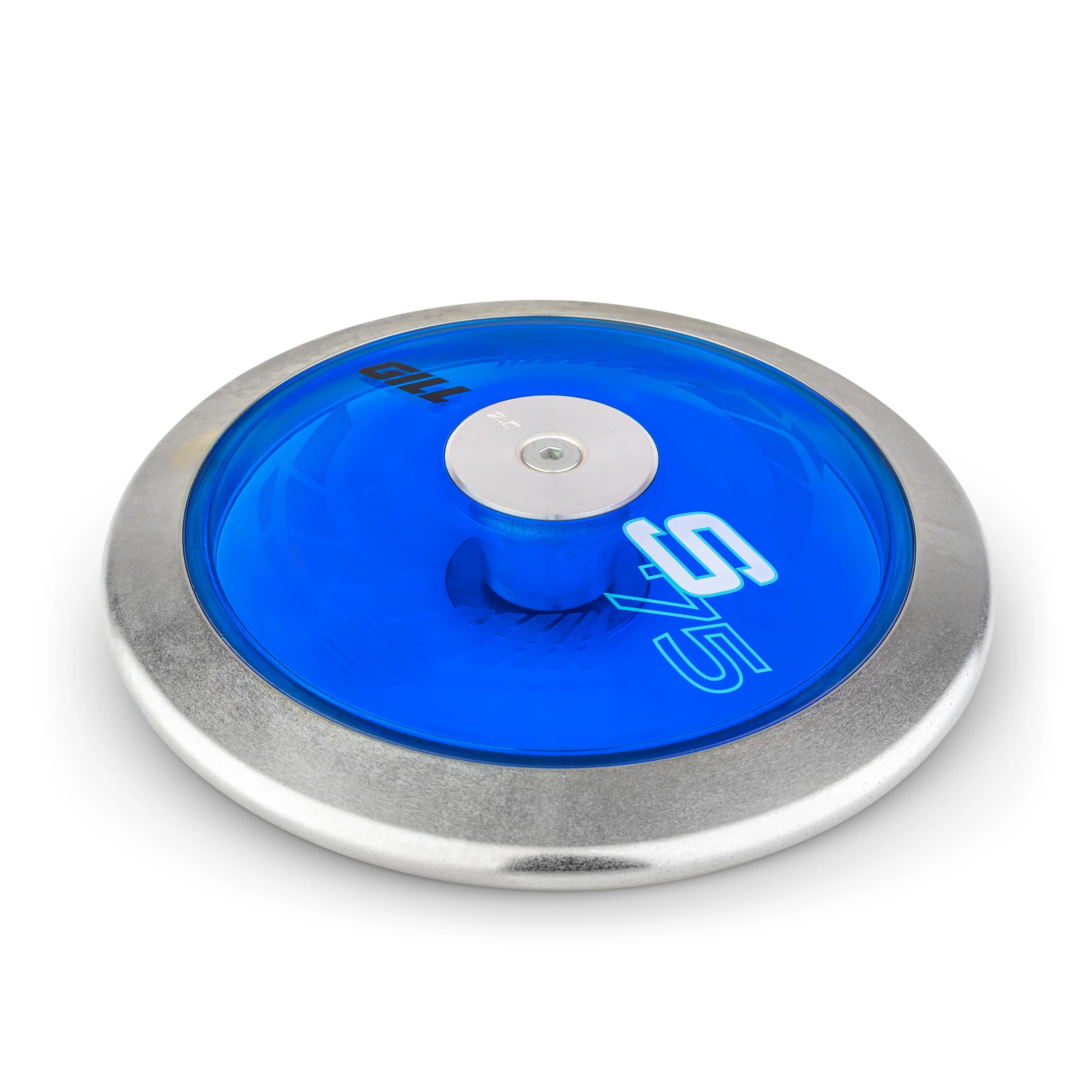 Gill S7 Competition Discus with Transparent Side Plates - 2.00 kg