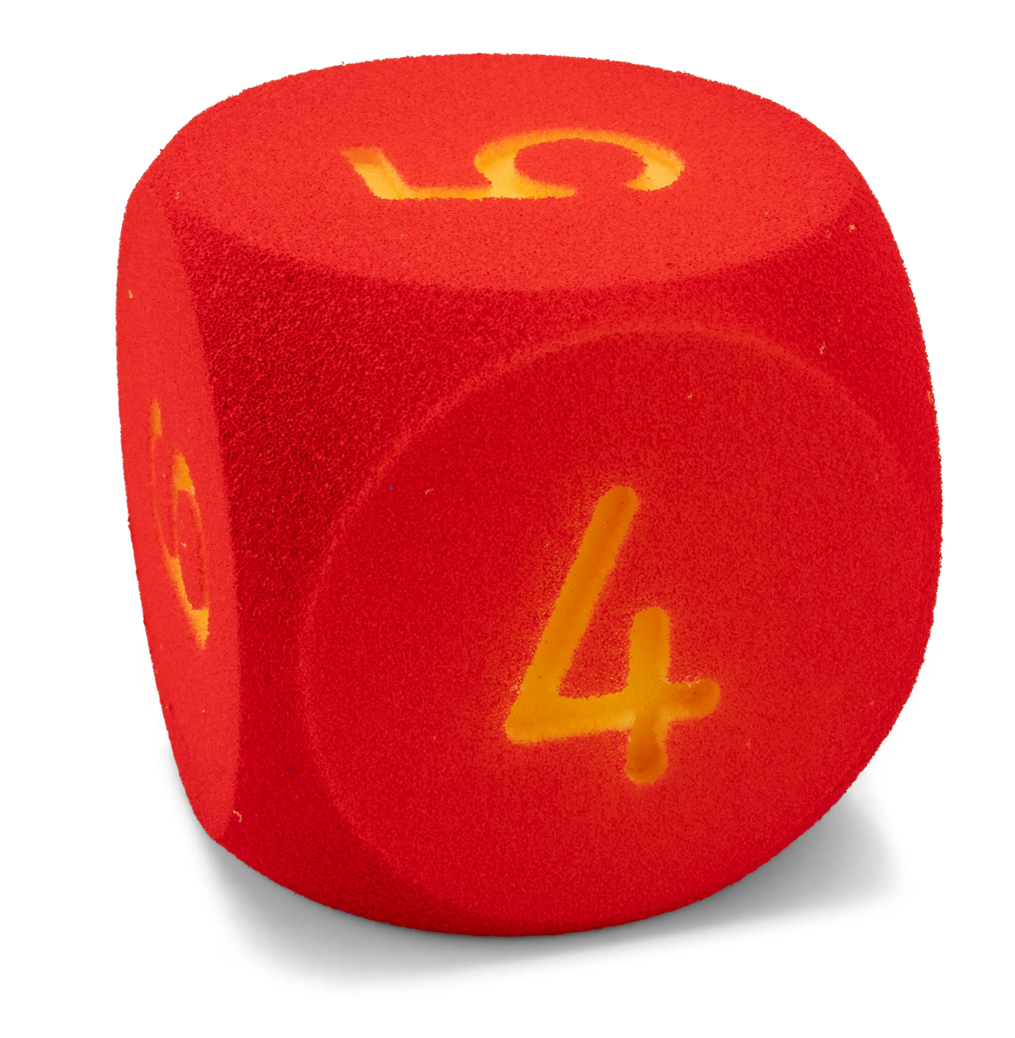 Volley® foam cube featuring numbers and math symbols