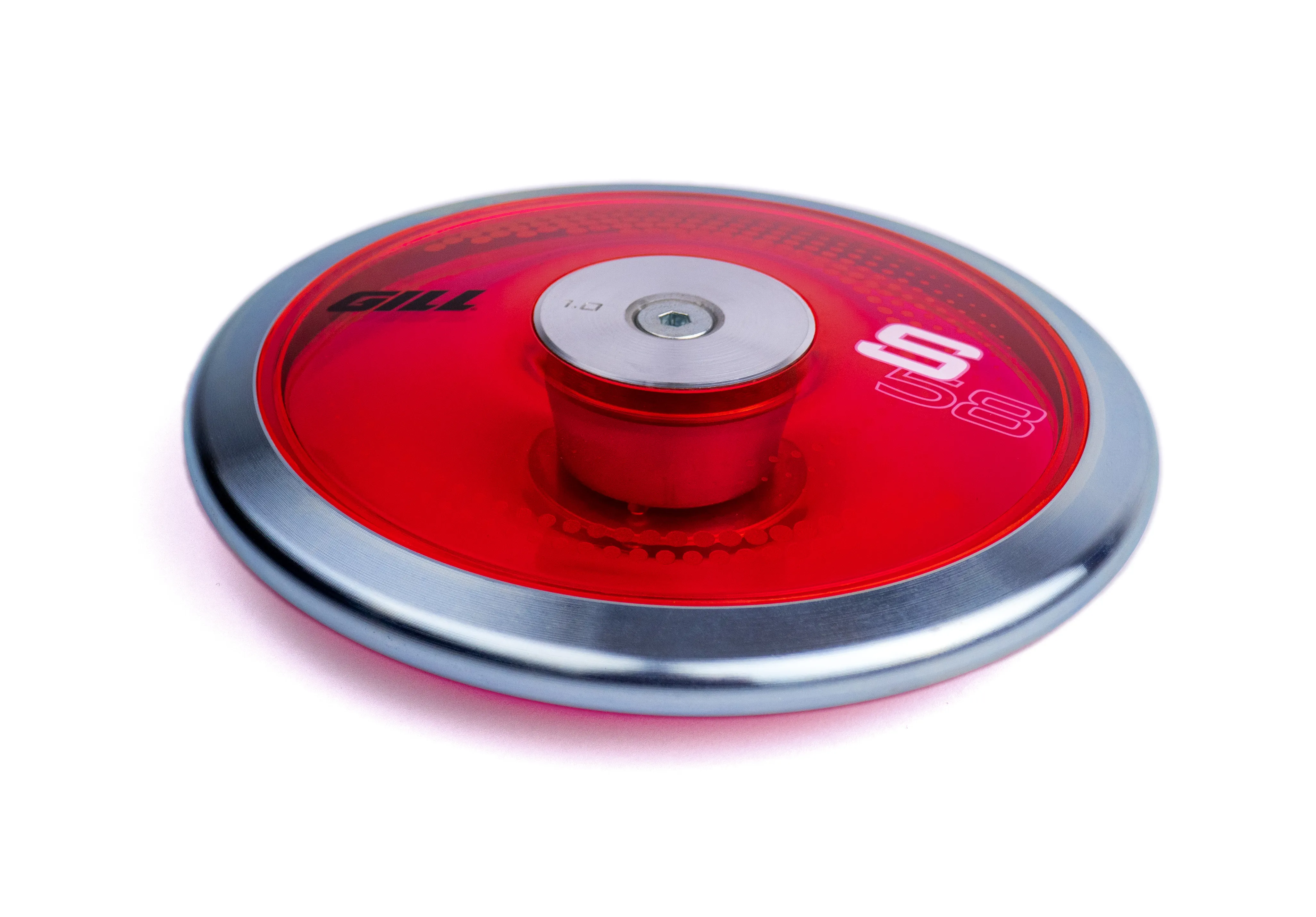 Gill S6 Competition Discus with Transparent Side Plates - 1.00 kg