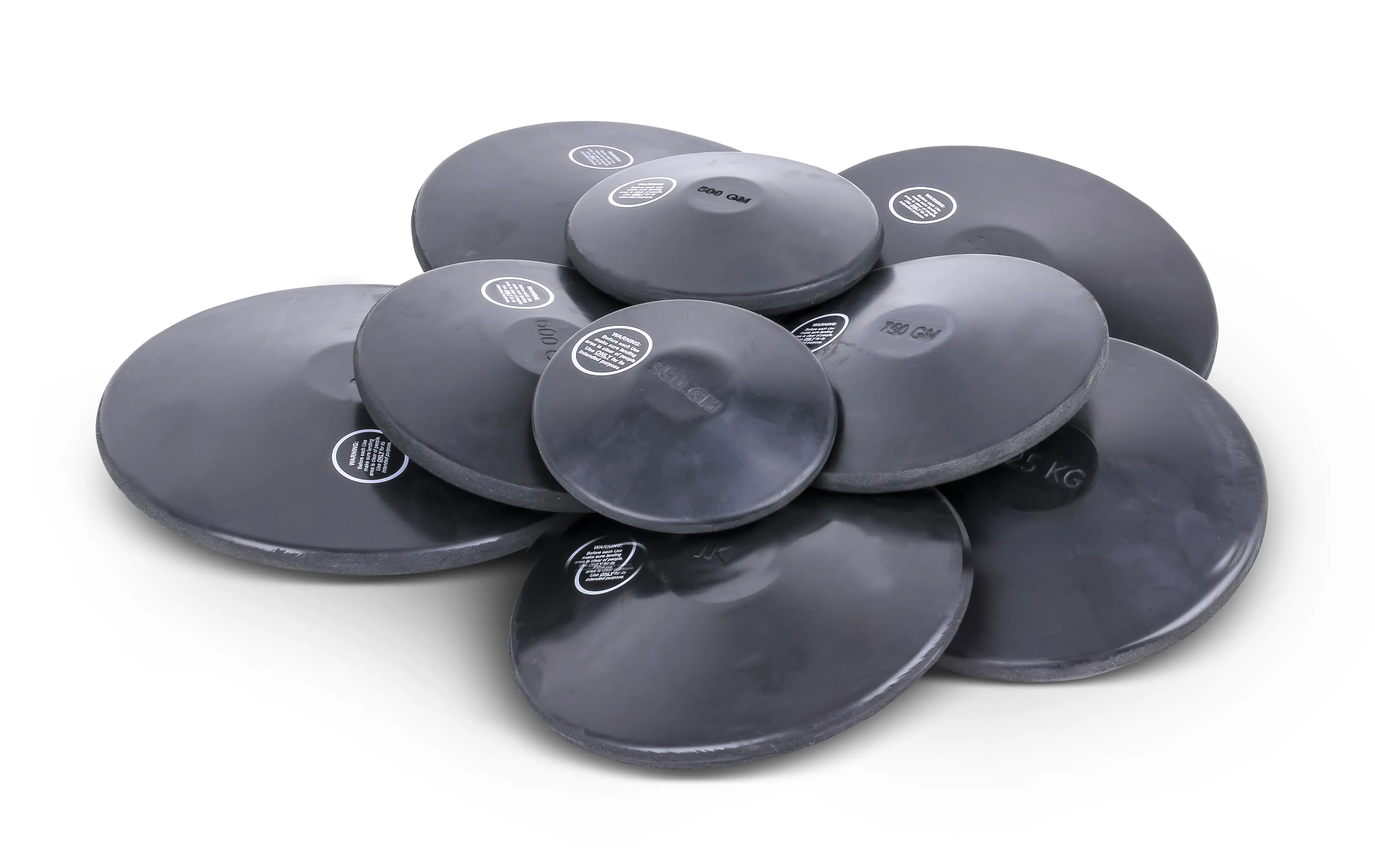 Black Rubber Training Discus