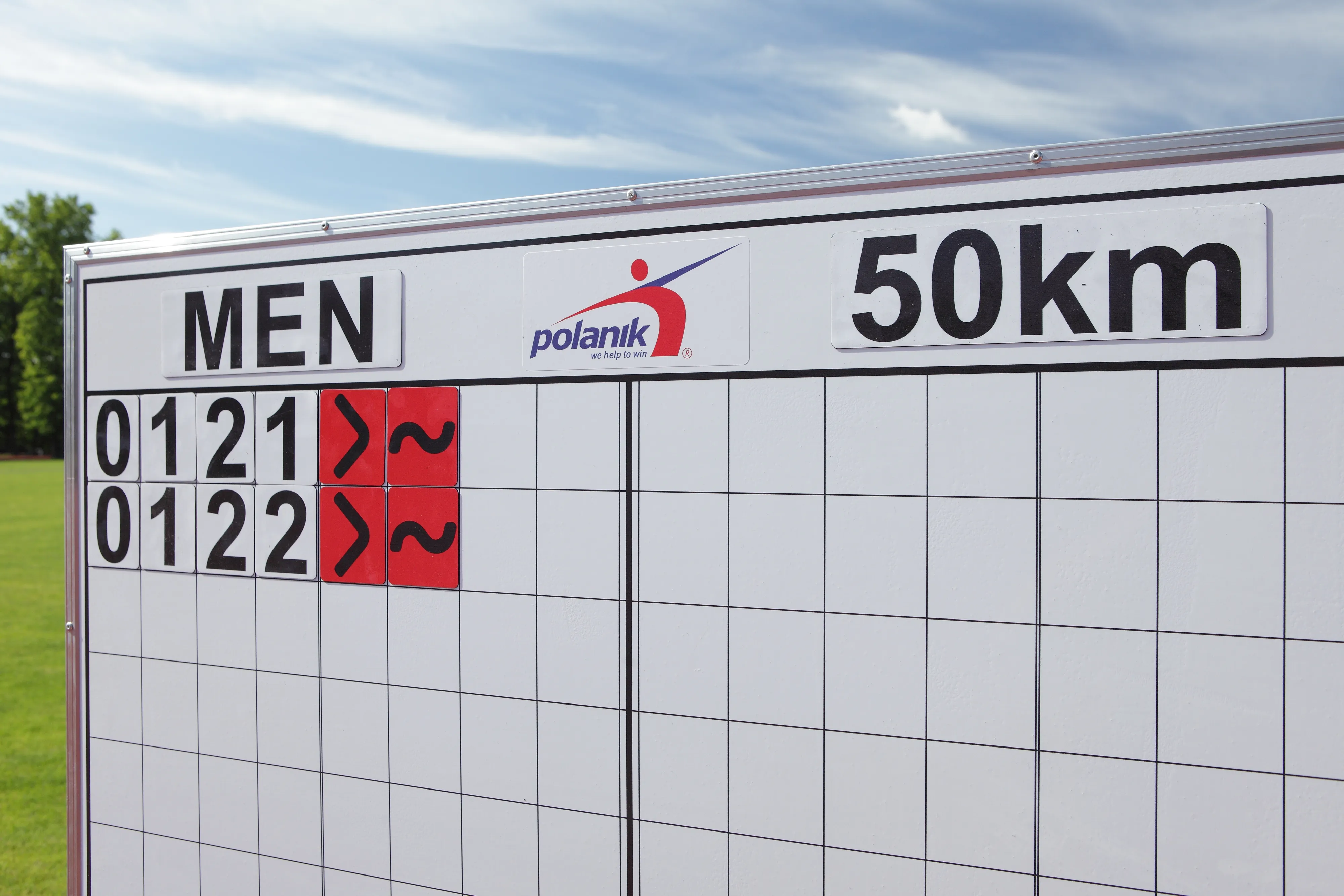 Polanik Race Walking Information Board