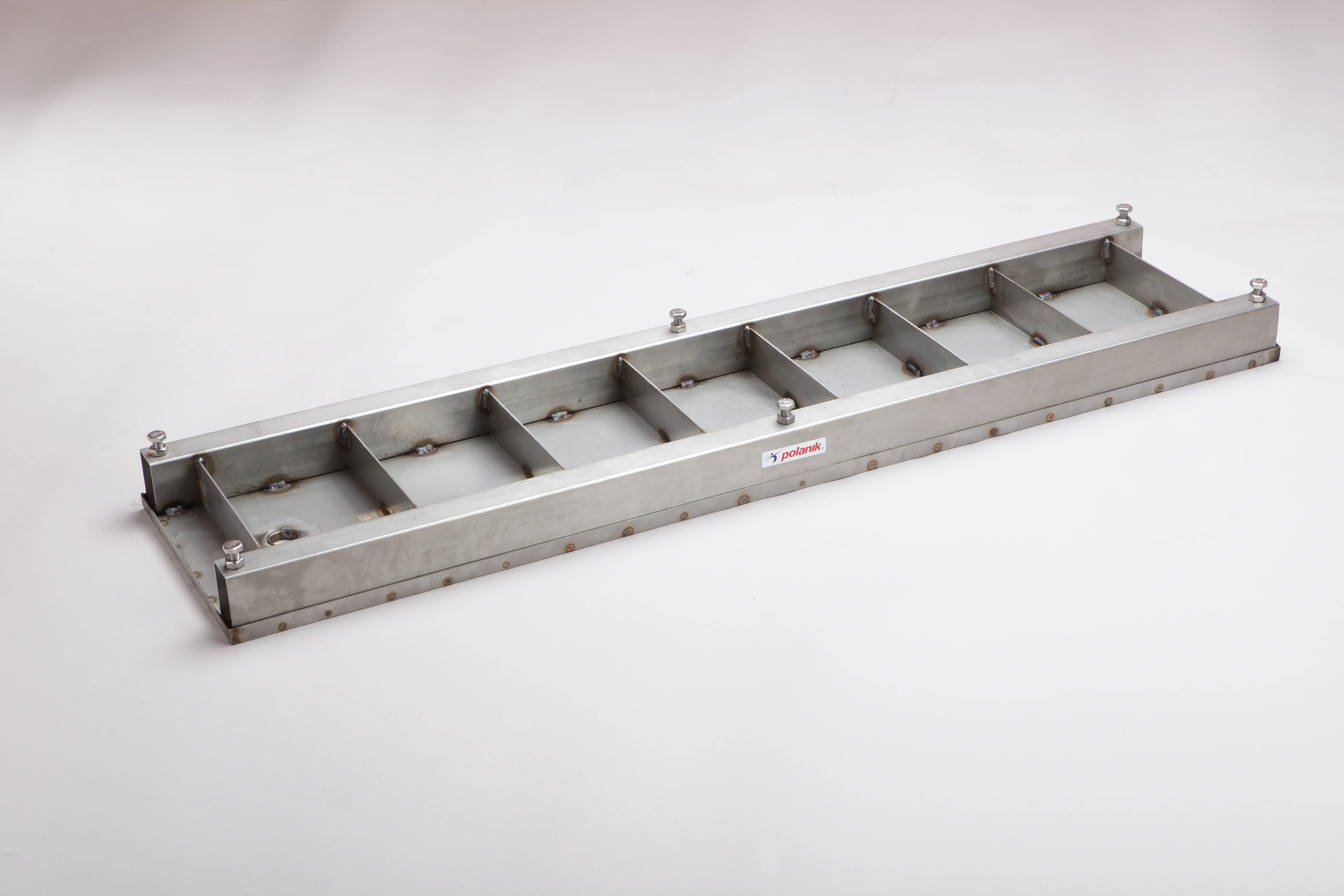 Polanik Stainless Steel Blanking Cover - 122 x 30 x 10 cm - Primed for Track Surface Layer