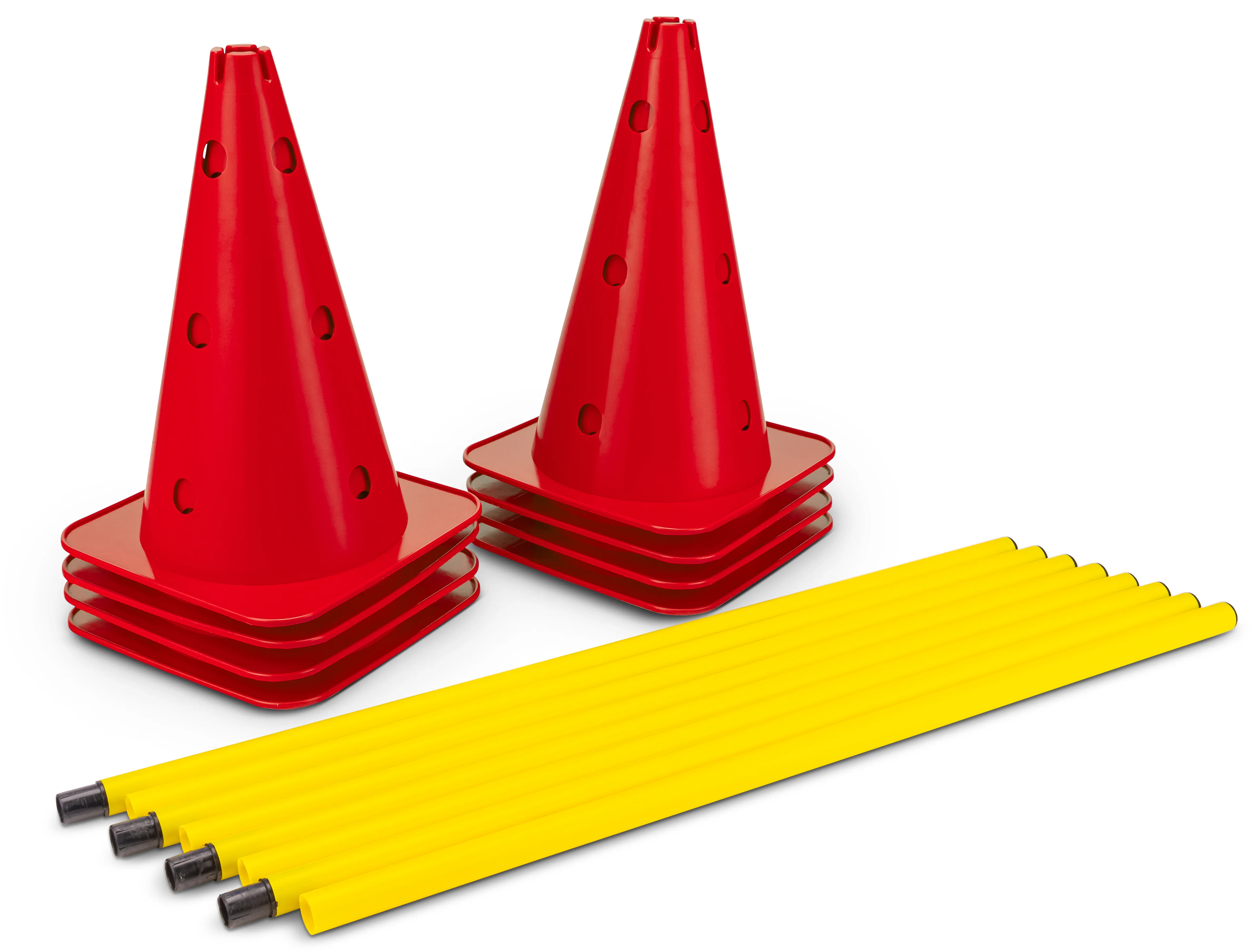 HAEST 38 cm plug-in hurdle set for agility training