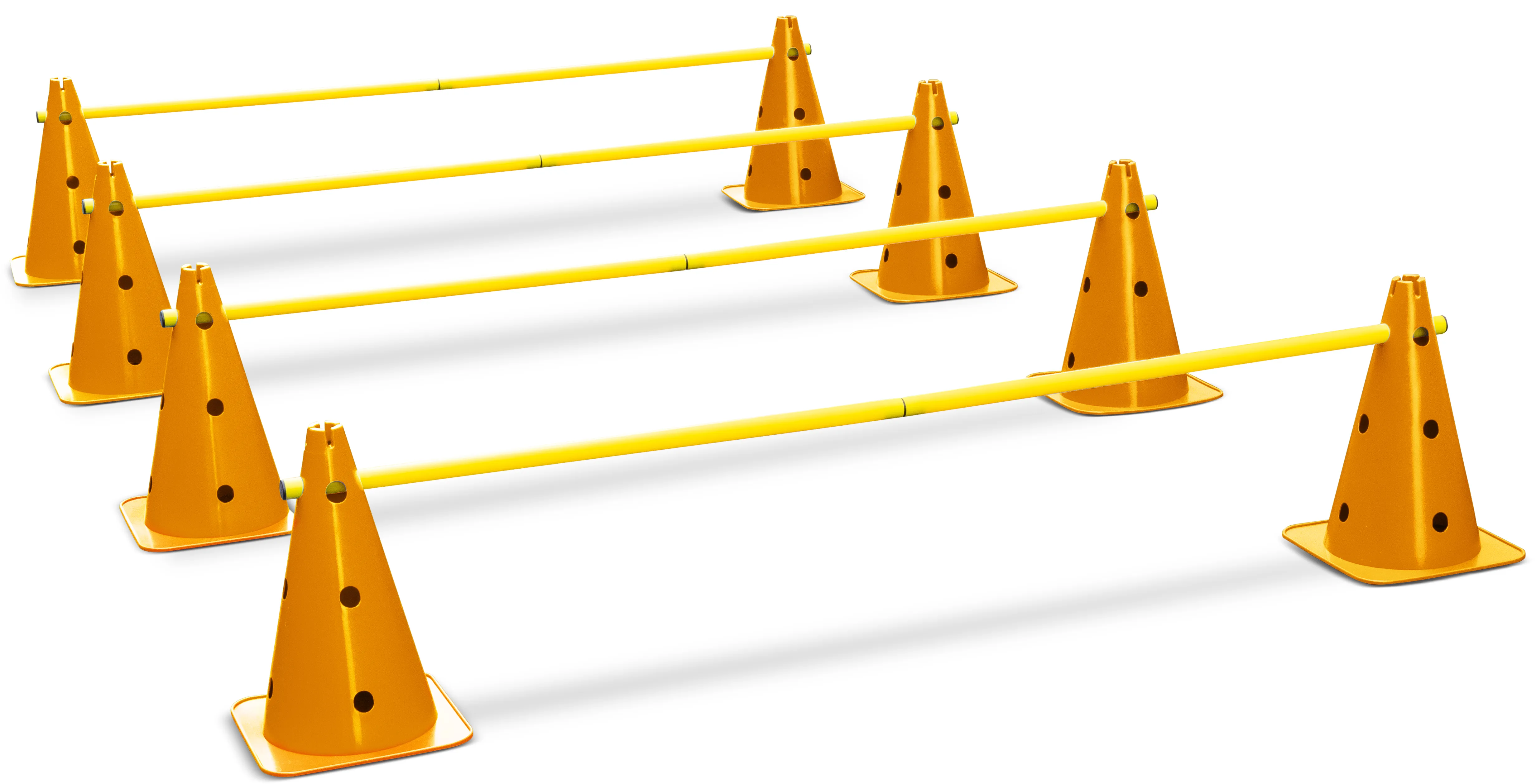 HAEST 38 cm plug-in hurdle set for agility training
