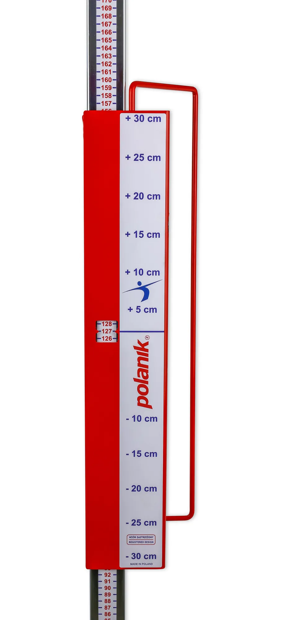 Polanik Pair of STW18-04 Multi-Bracketed Training High Jump Stands with Safety Bars