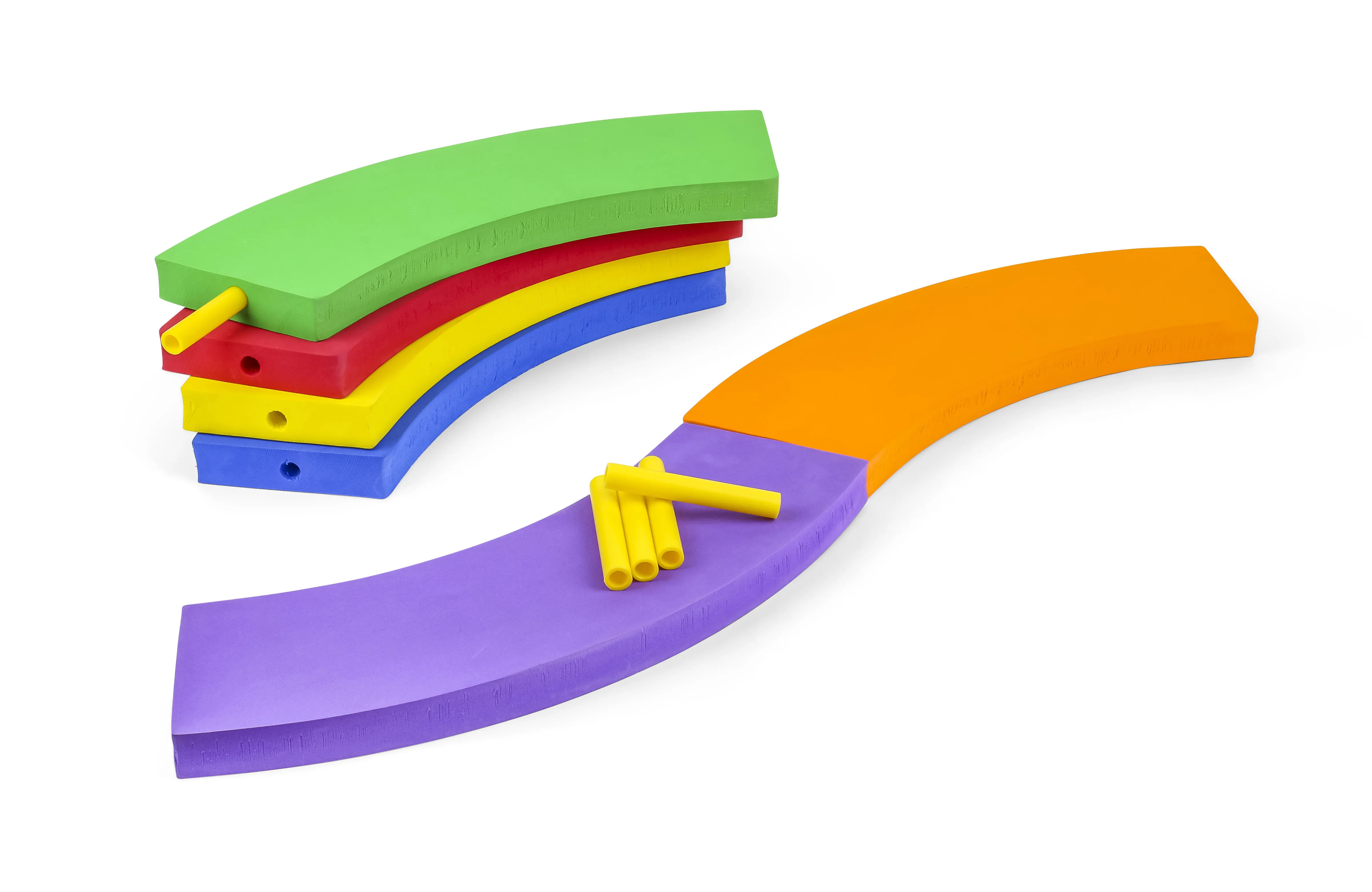 Curved Interlocking Balance Path