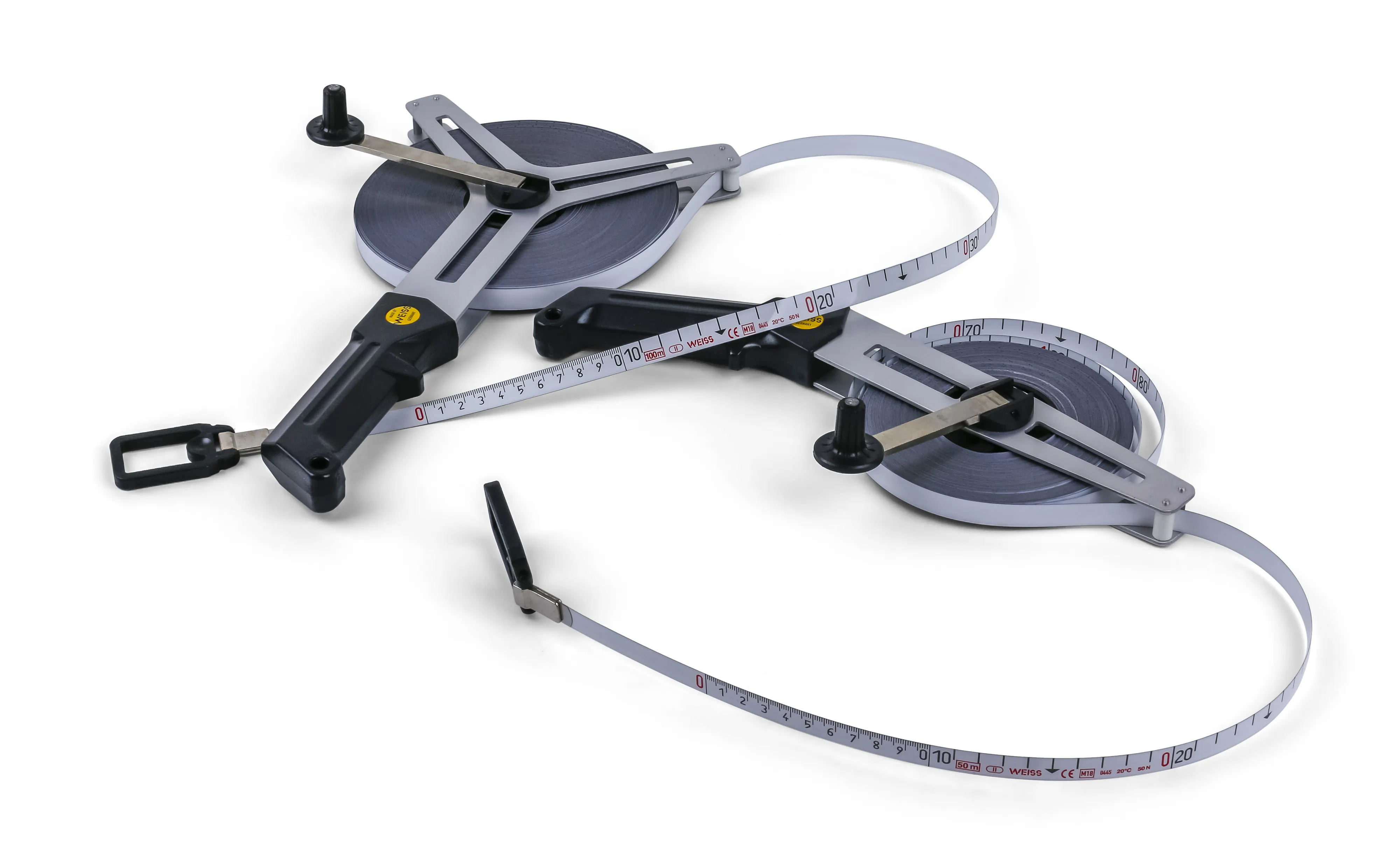 Weiss German Open Reel Steel Measuring Tape