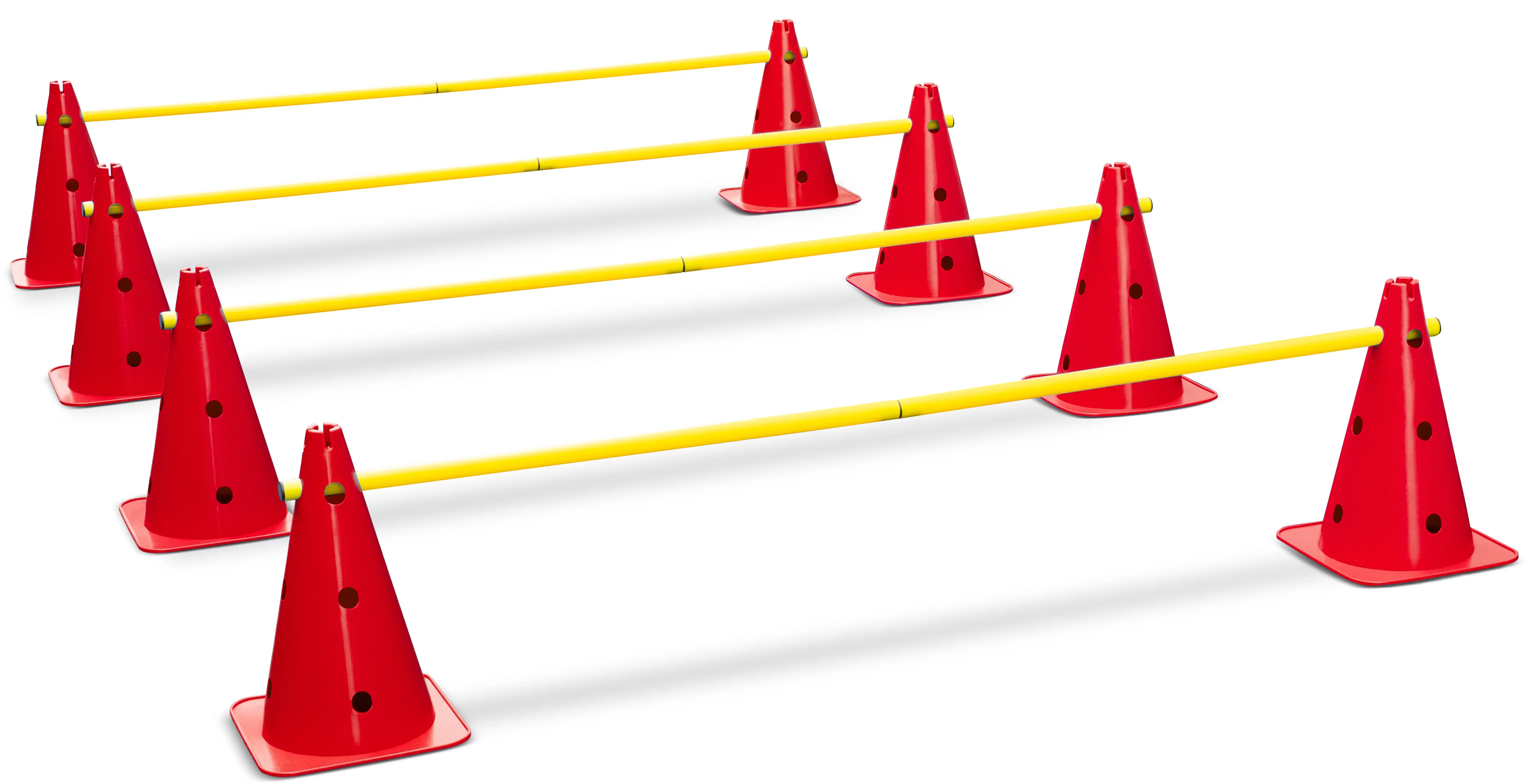 HAEST 38 cm plug-in hurdle set for agility training