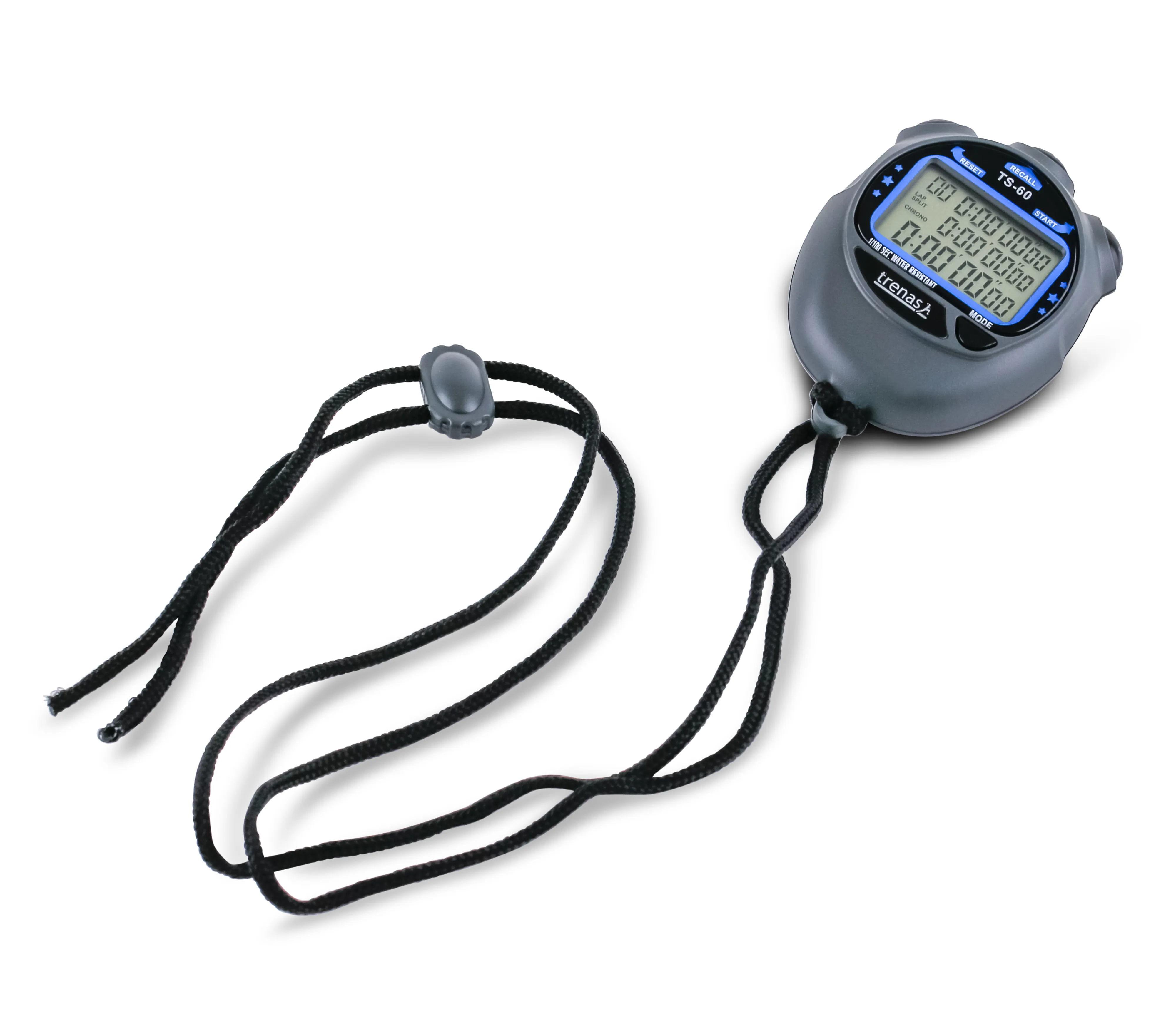 trenas TS-60 Digital Three-Row Stopwatch