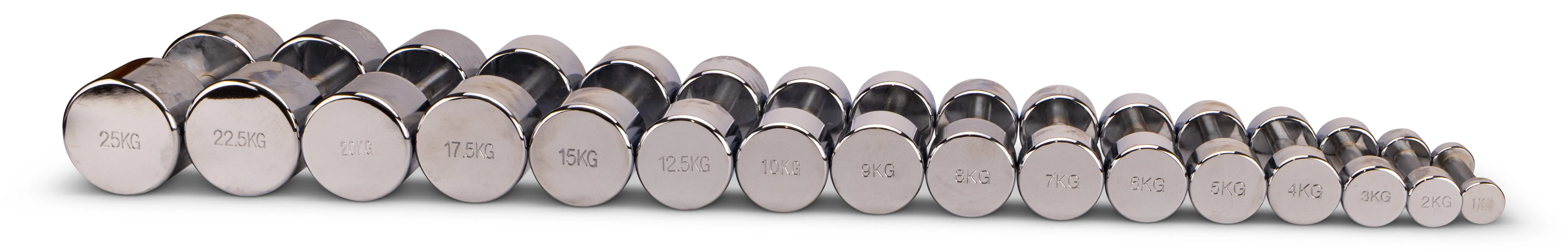 trenas Chromed Dumbbells