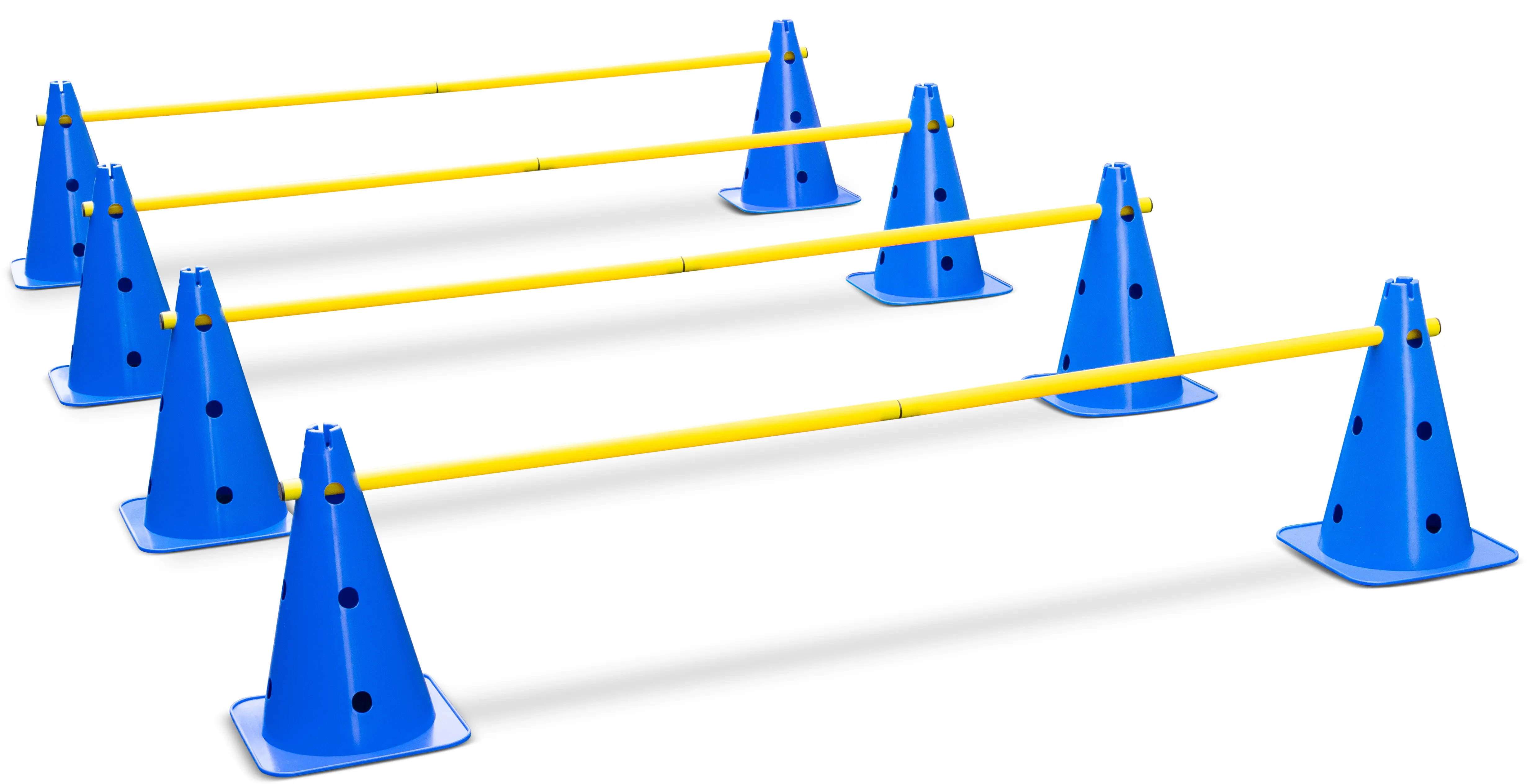 HAEST 38 cm plug-in hurdle set for agility training