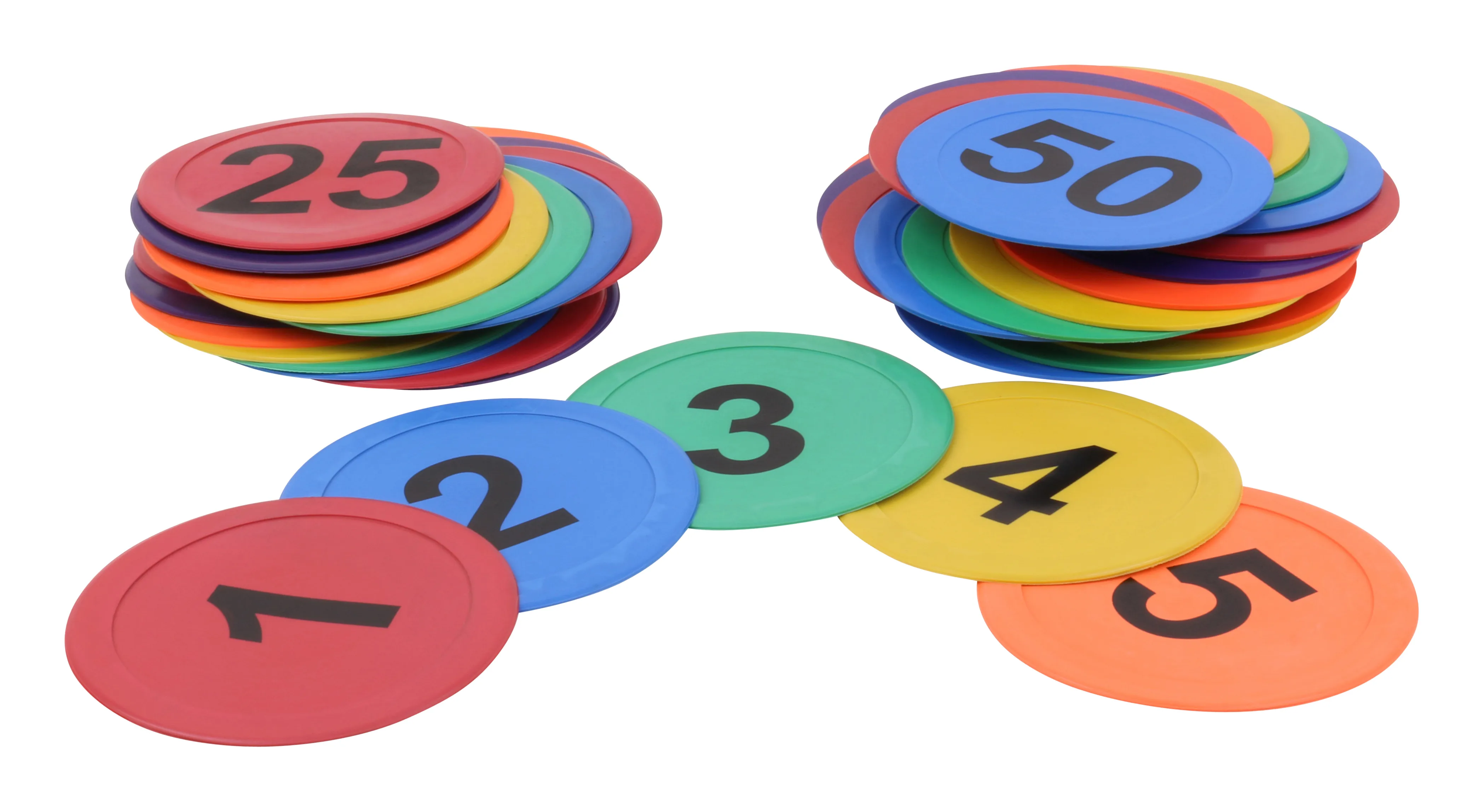 Round Numbered Floor Markings