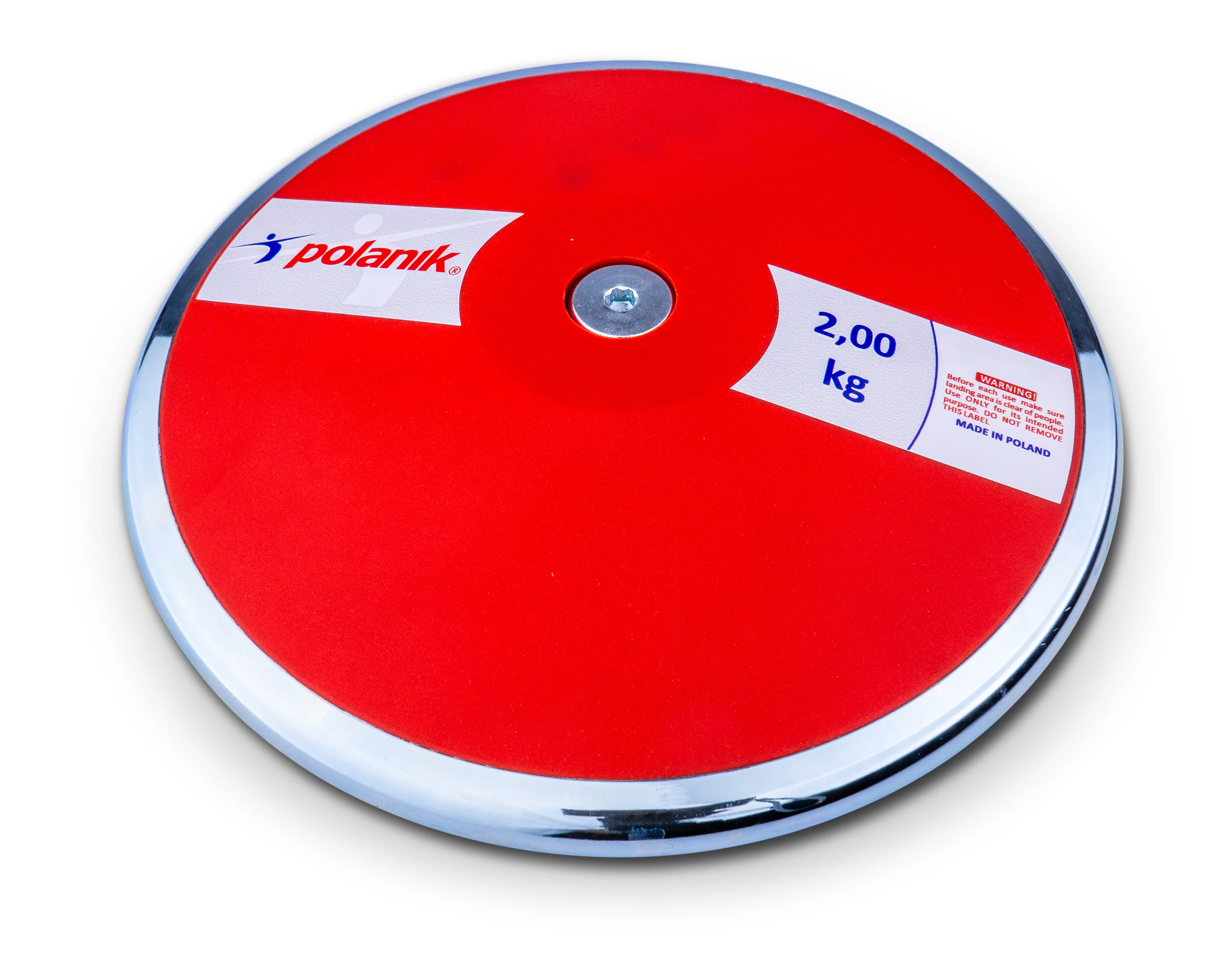 Polanik Men's SteadySize Training Discus - Base Size 2.00 kg