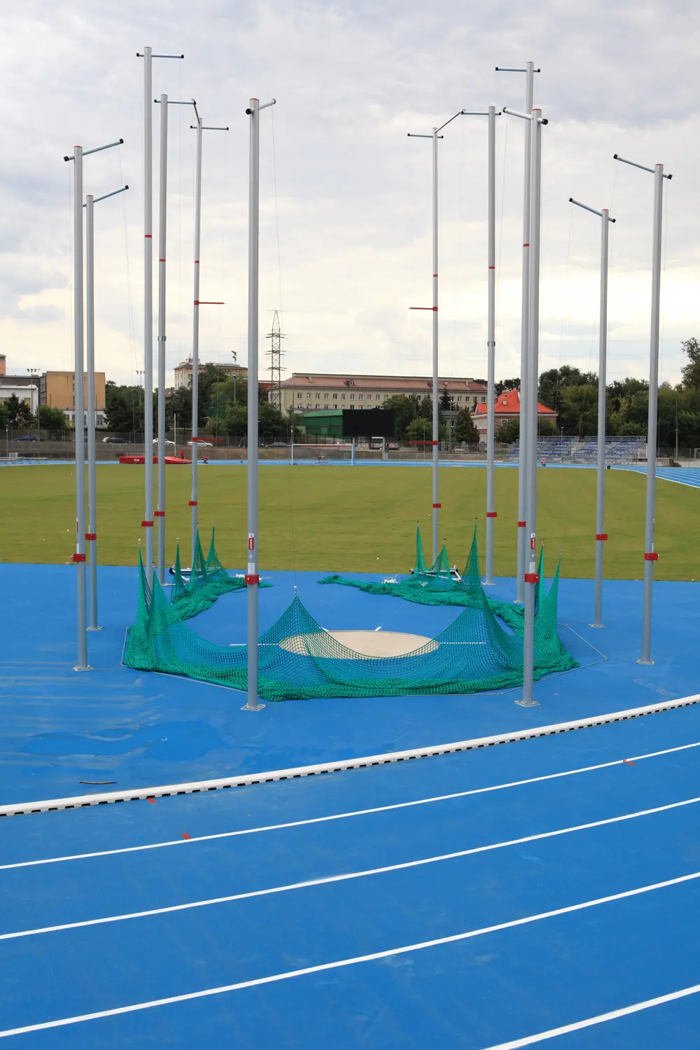 Polanik Discus and Hammer Safety Cage - 7 m - Gate Height 9 m