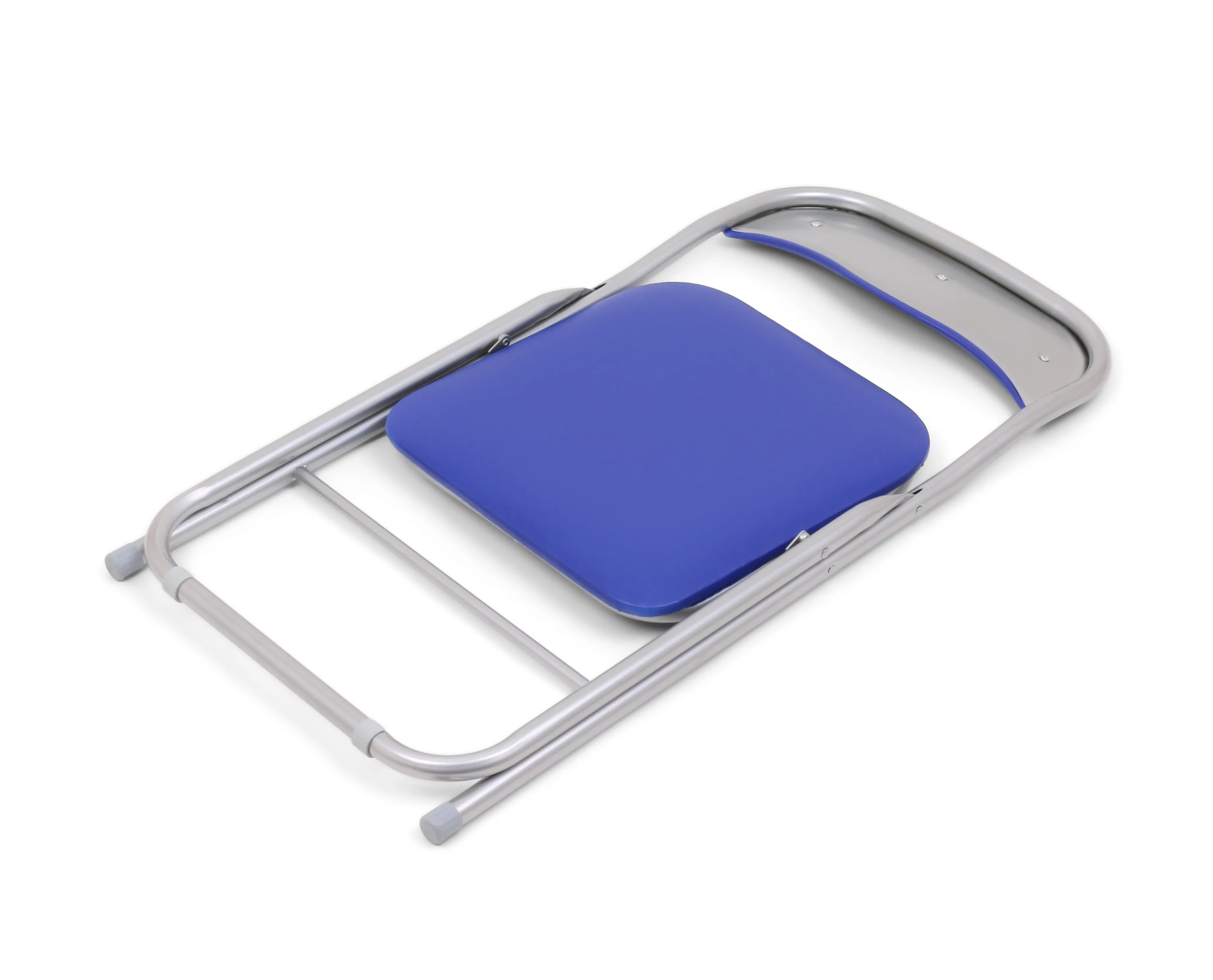 HAEST Folding Chairs - Silver and Blue