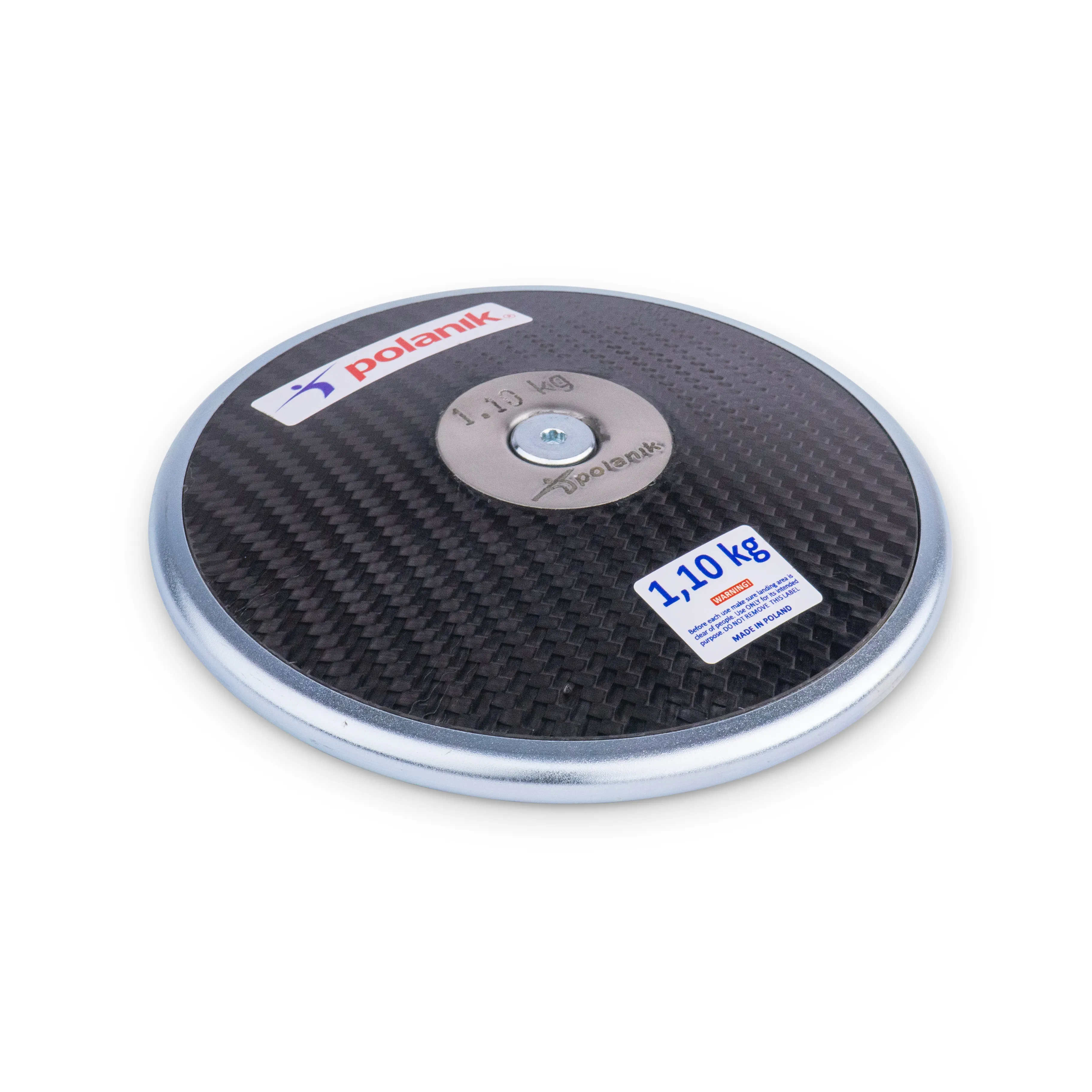 Polanik CCD20 Carbon Training Discus with Center Plates - 1.10 kg