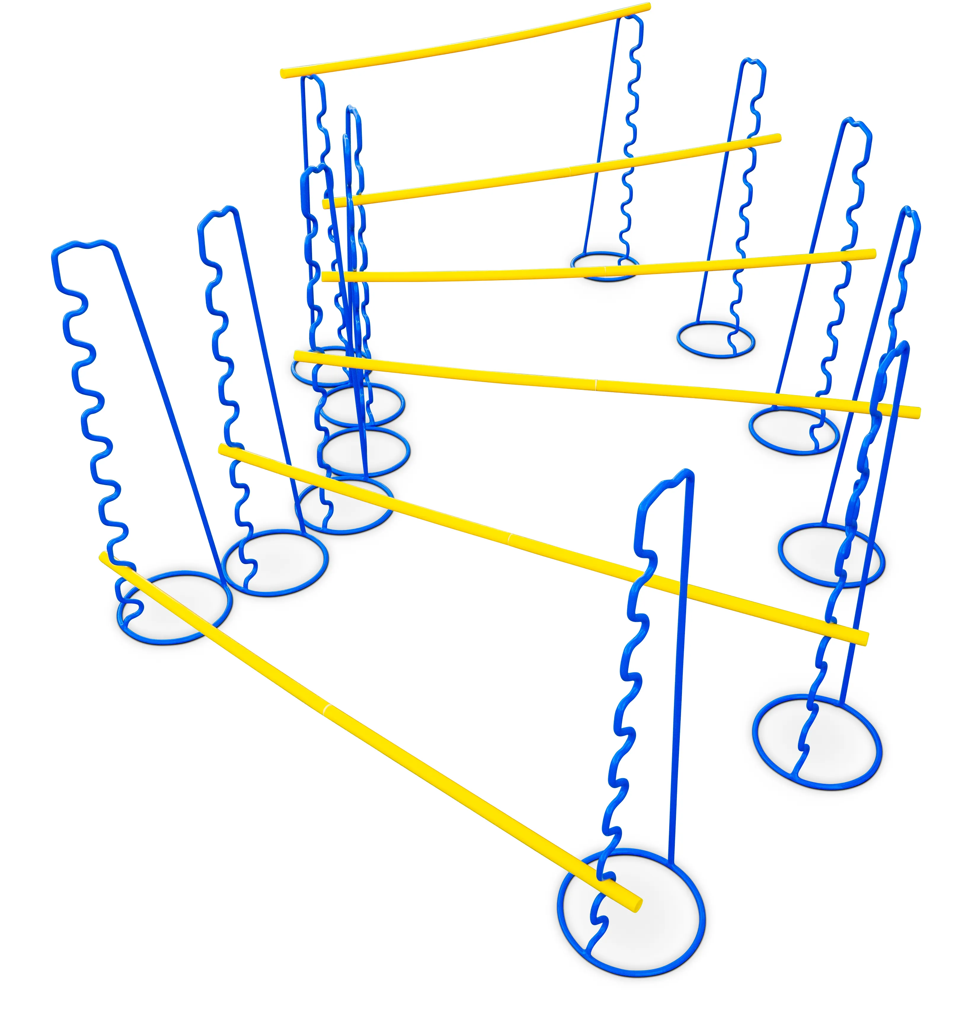 Six Large Agility Hurdles