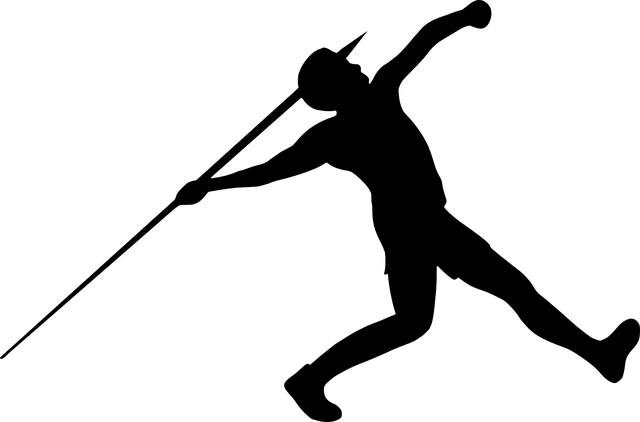 Icon javelin thrower