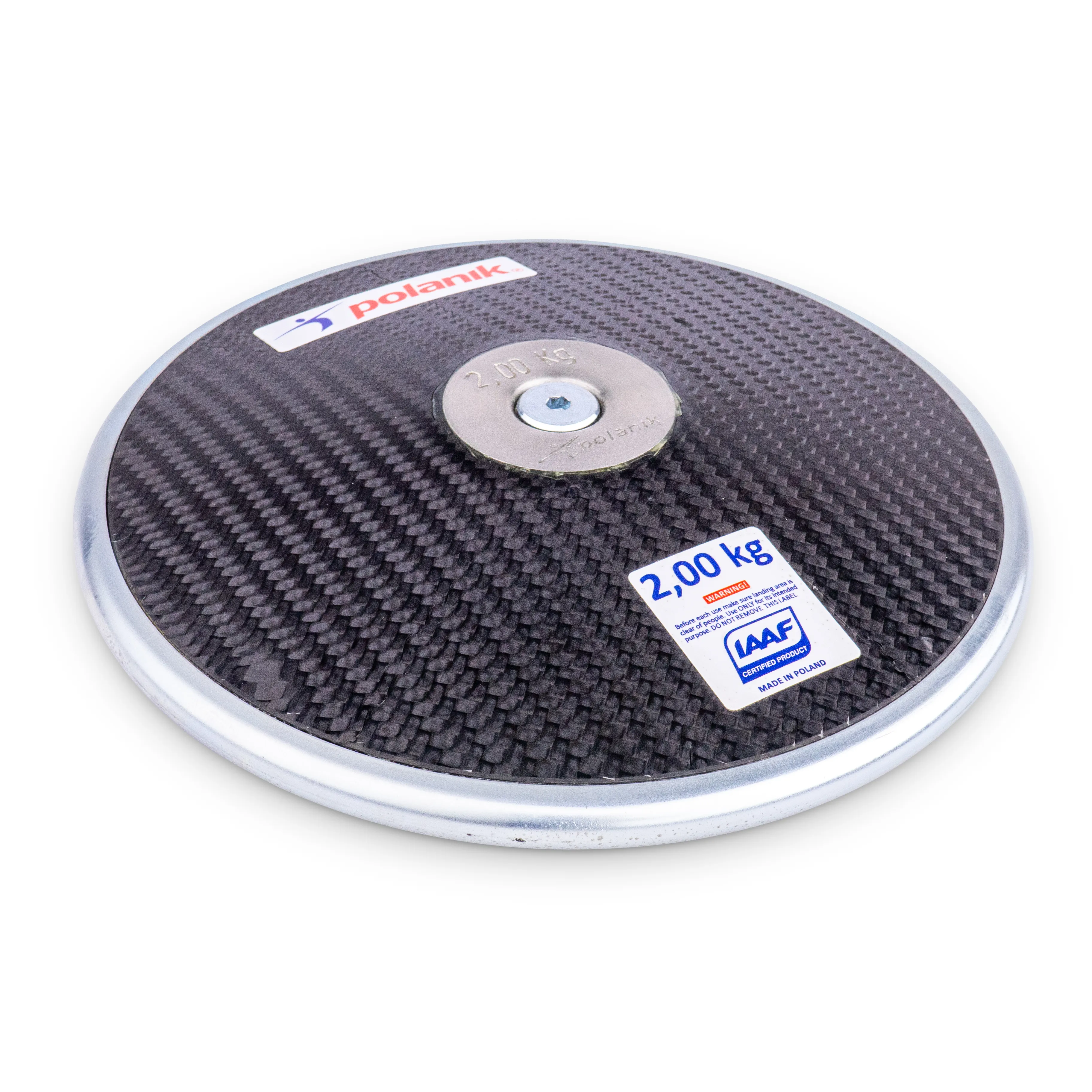 Polanik CCD20 Carbon Competition Discus with Center Plates