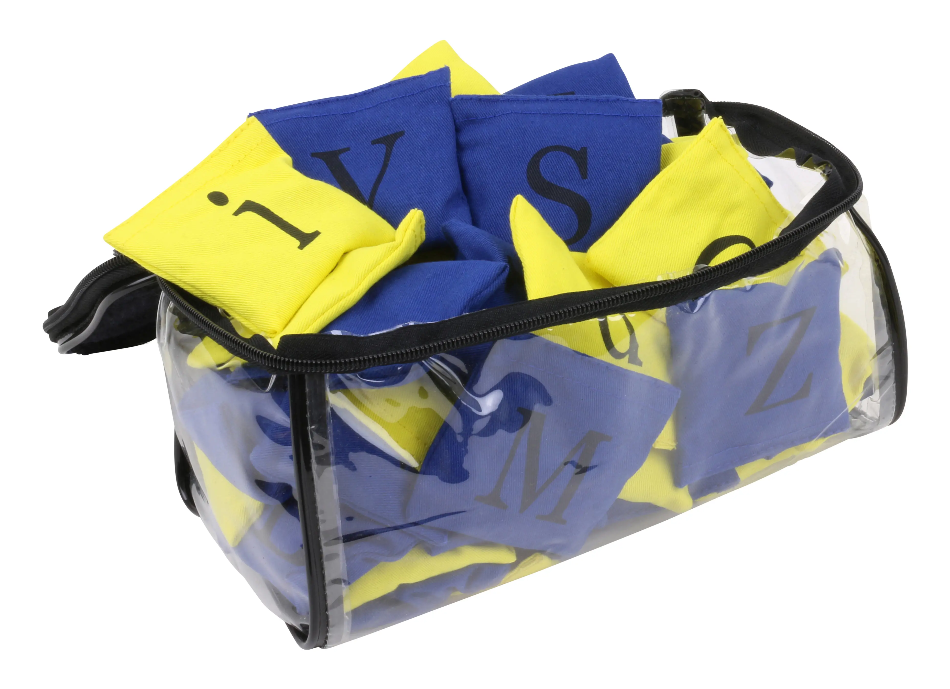 Two Sets of Alphabetised Bean Bags in a Bag