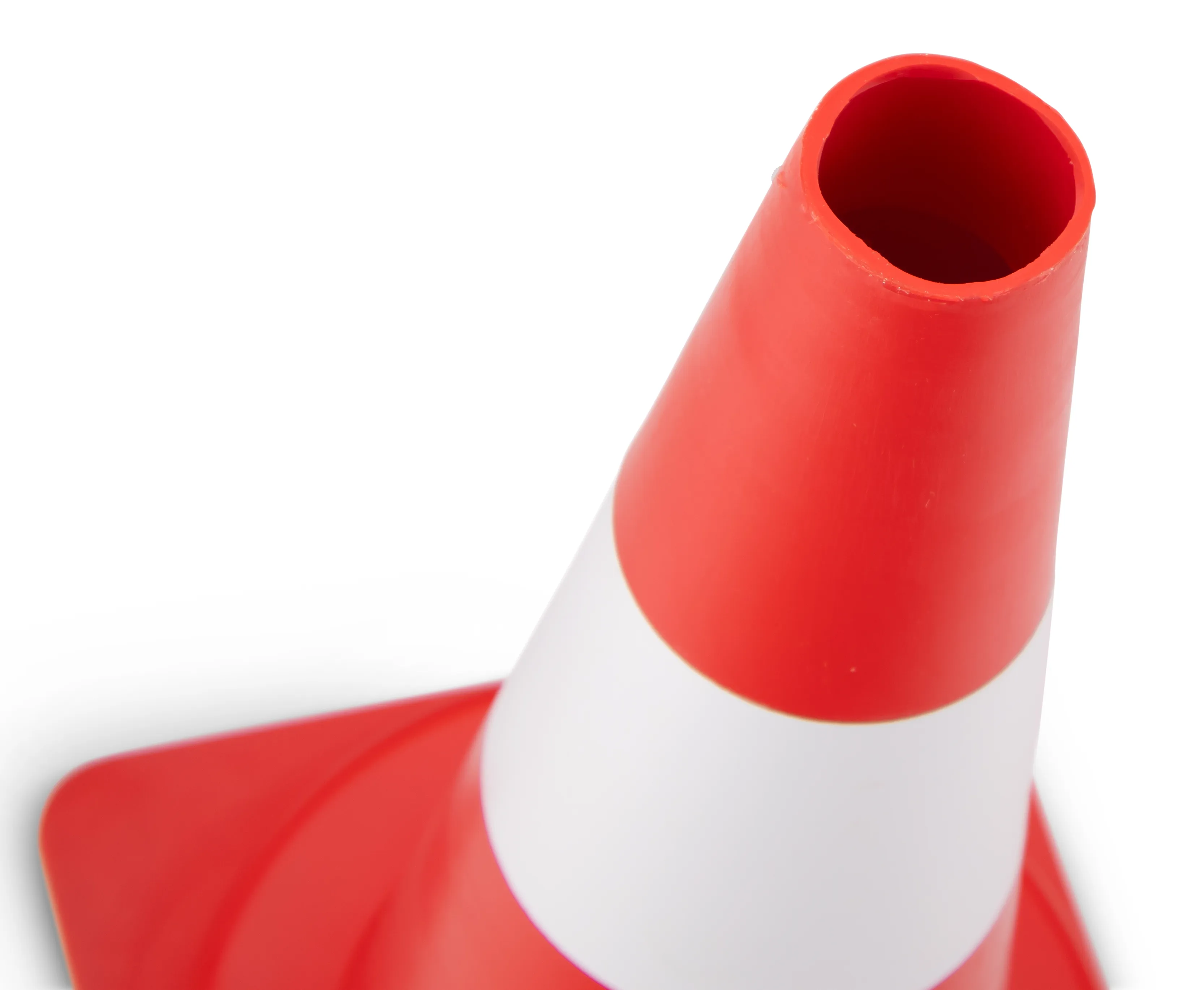 Sturdy training cone - red and white