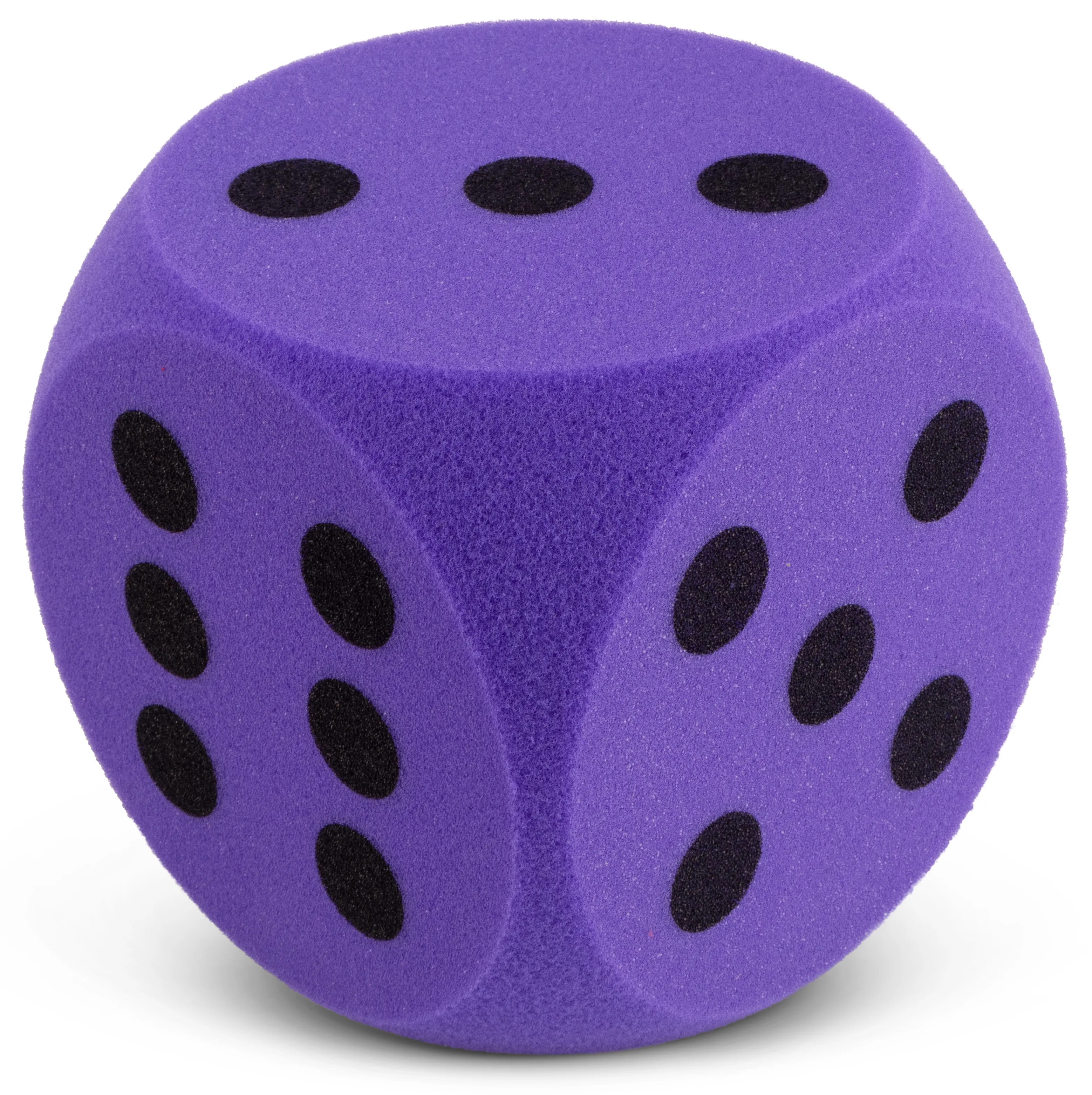 Volley® foam dice with black dots