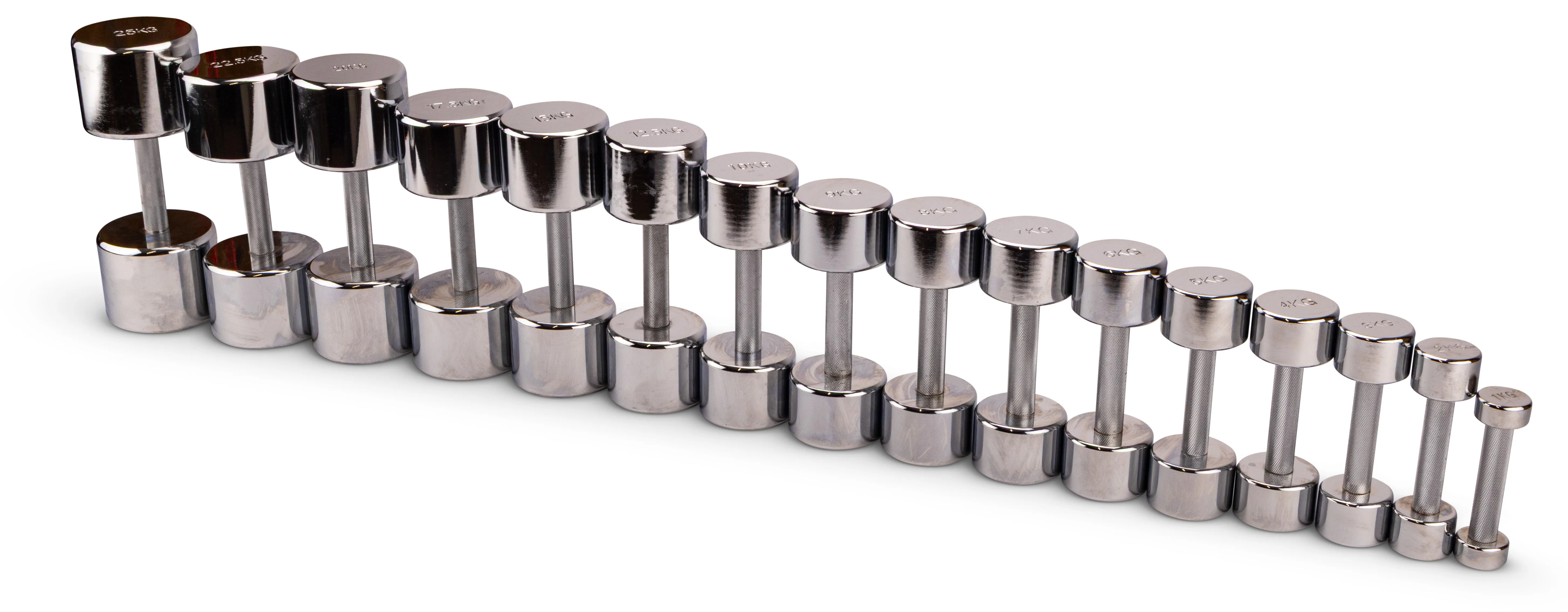 trenas Chromed Dumbbells