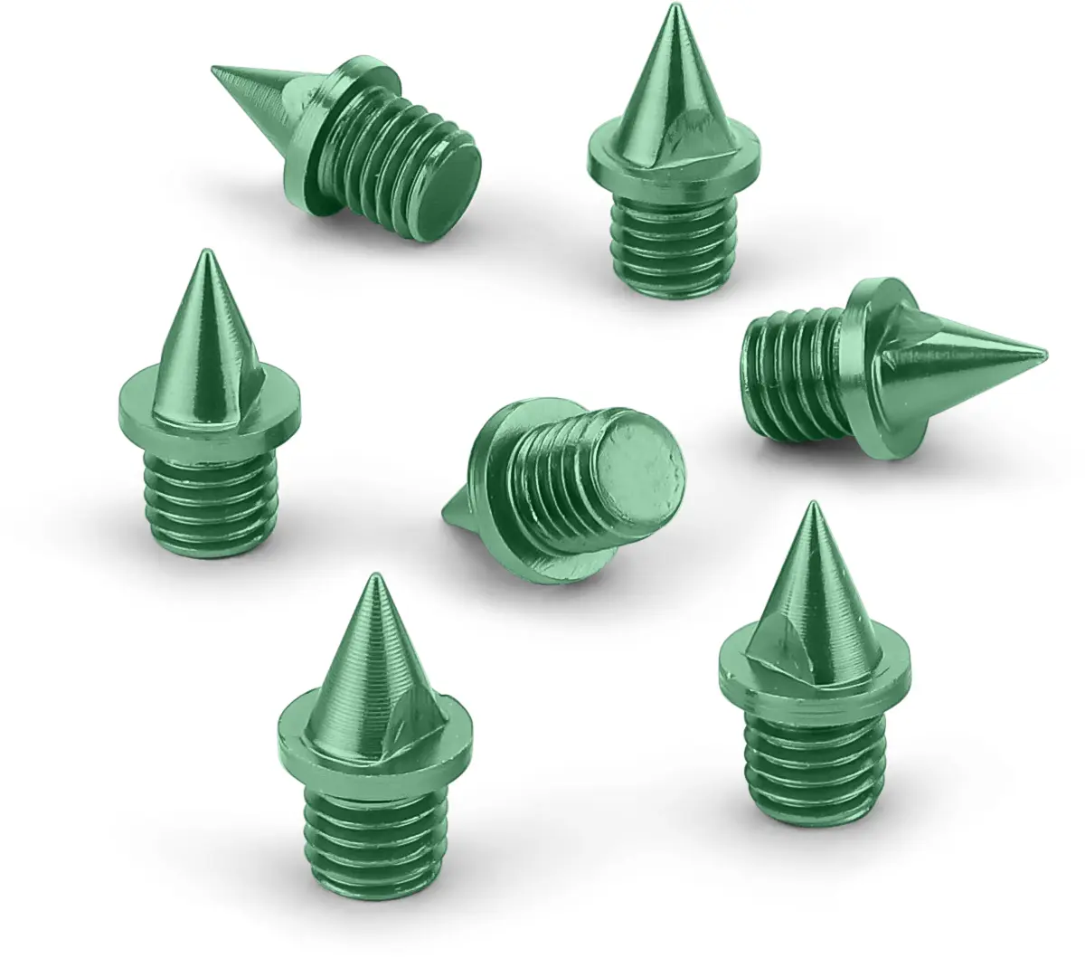 Aluminum spikes - pyramid - 6 mm 